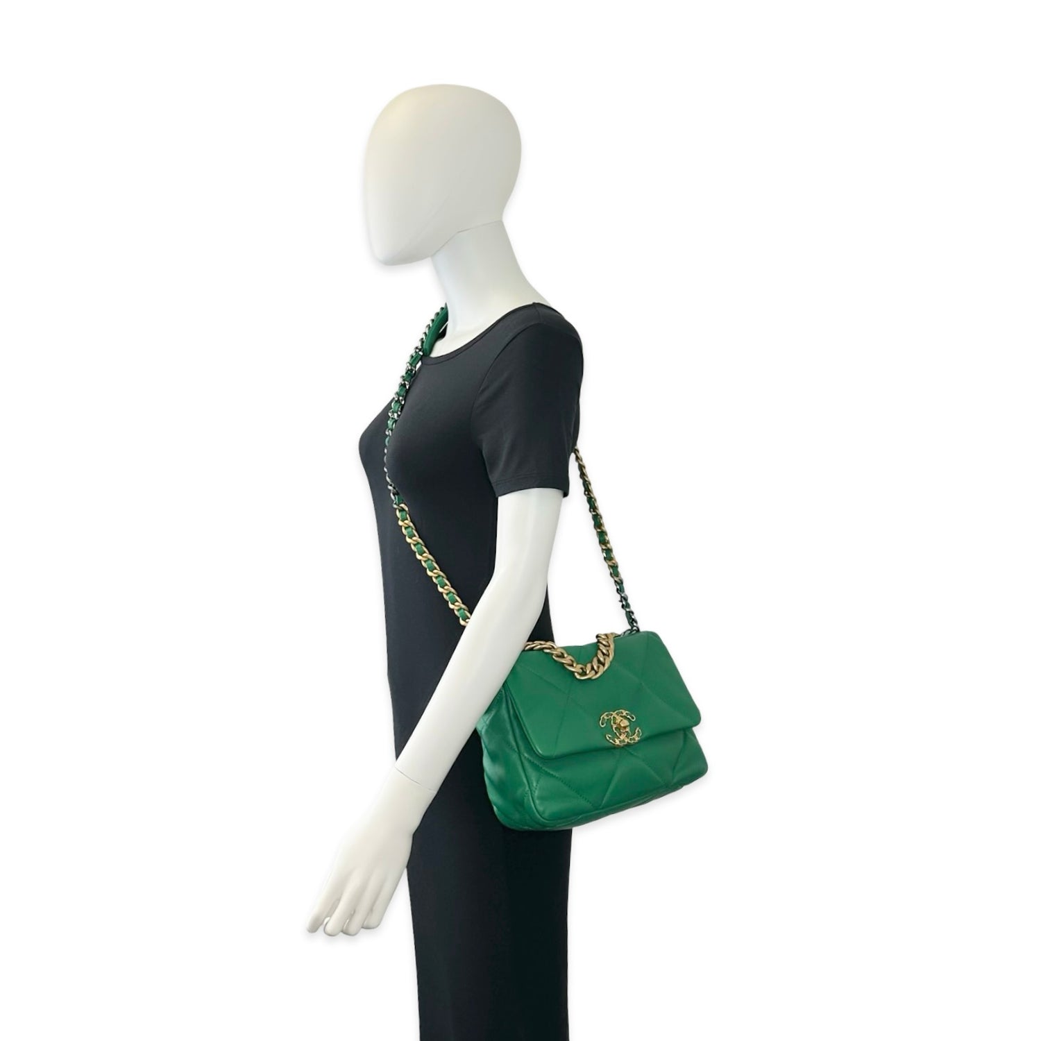 Chanel Quilted Lambskin Small 19 Flap Bag