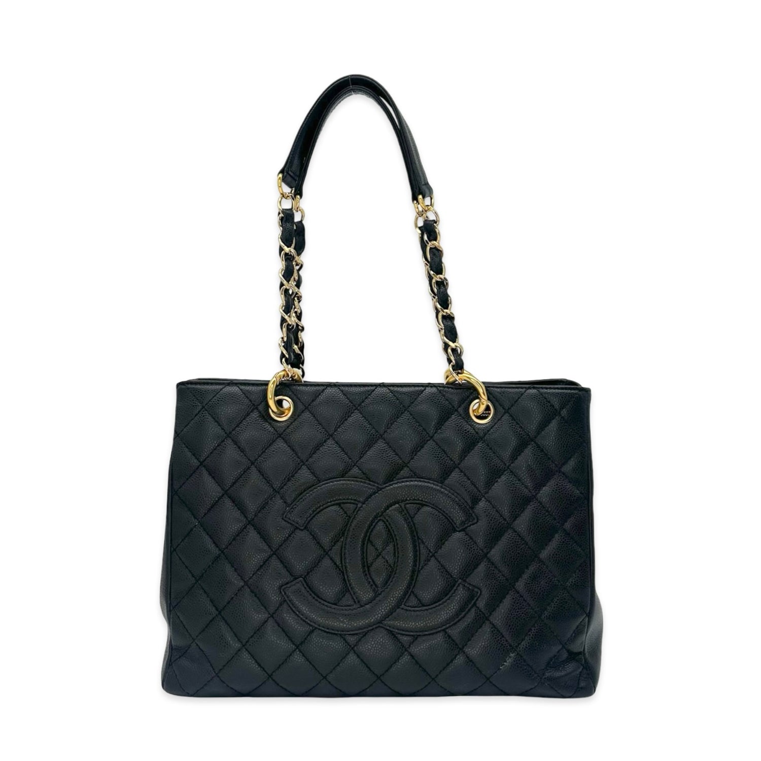 Chanel Quilted Caviar Grand Shopping Tote