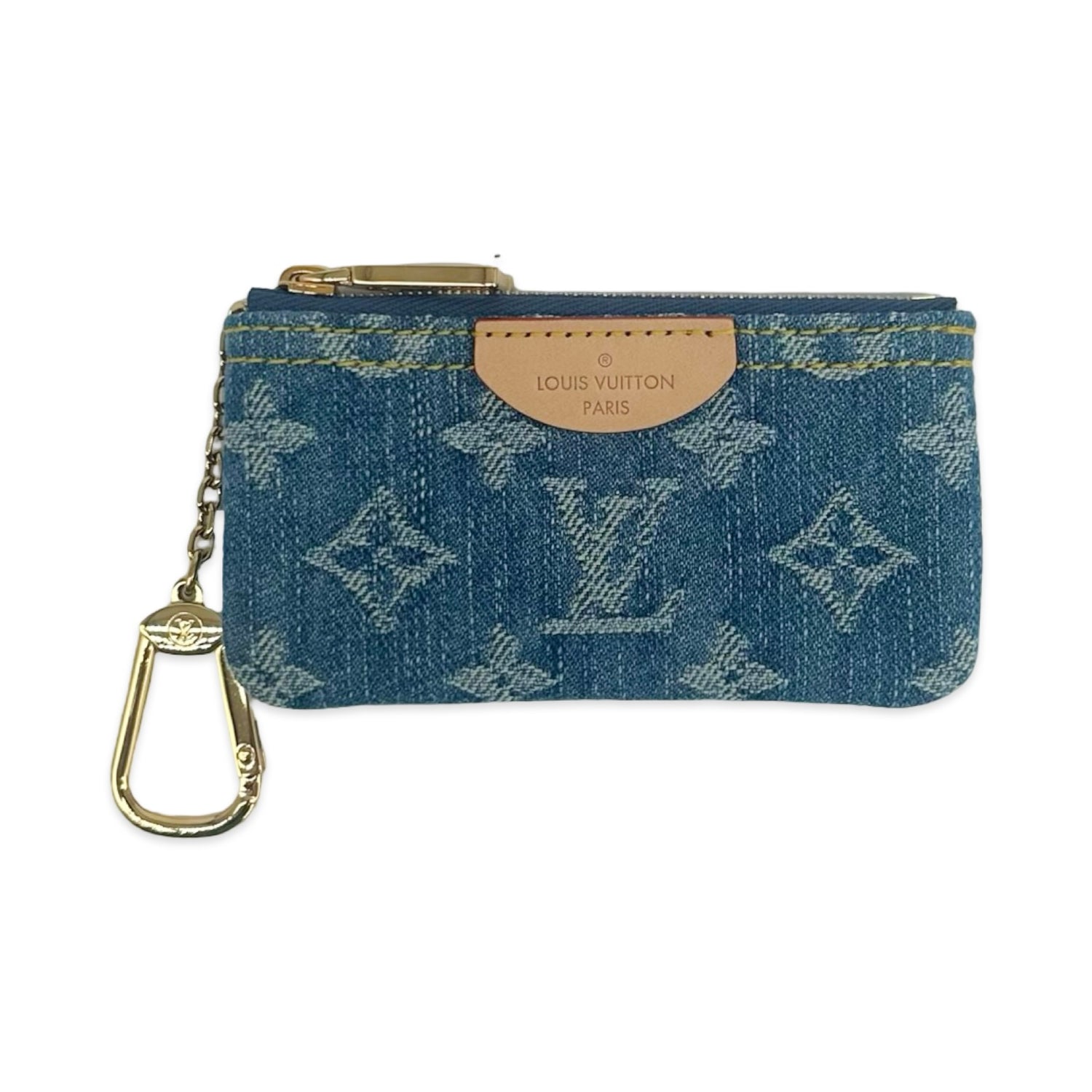Louis Vuitton Monogram Denim Key Pouch