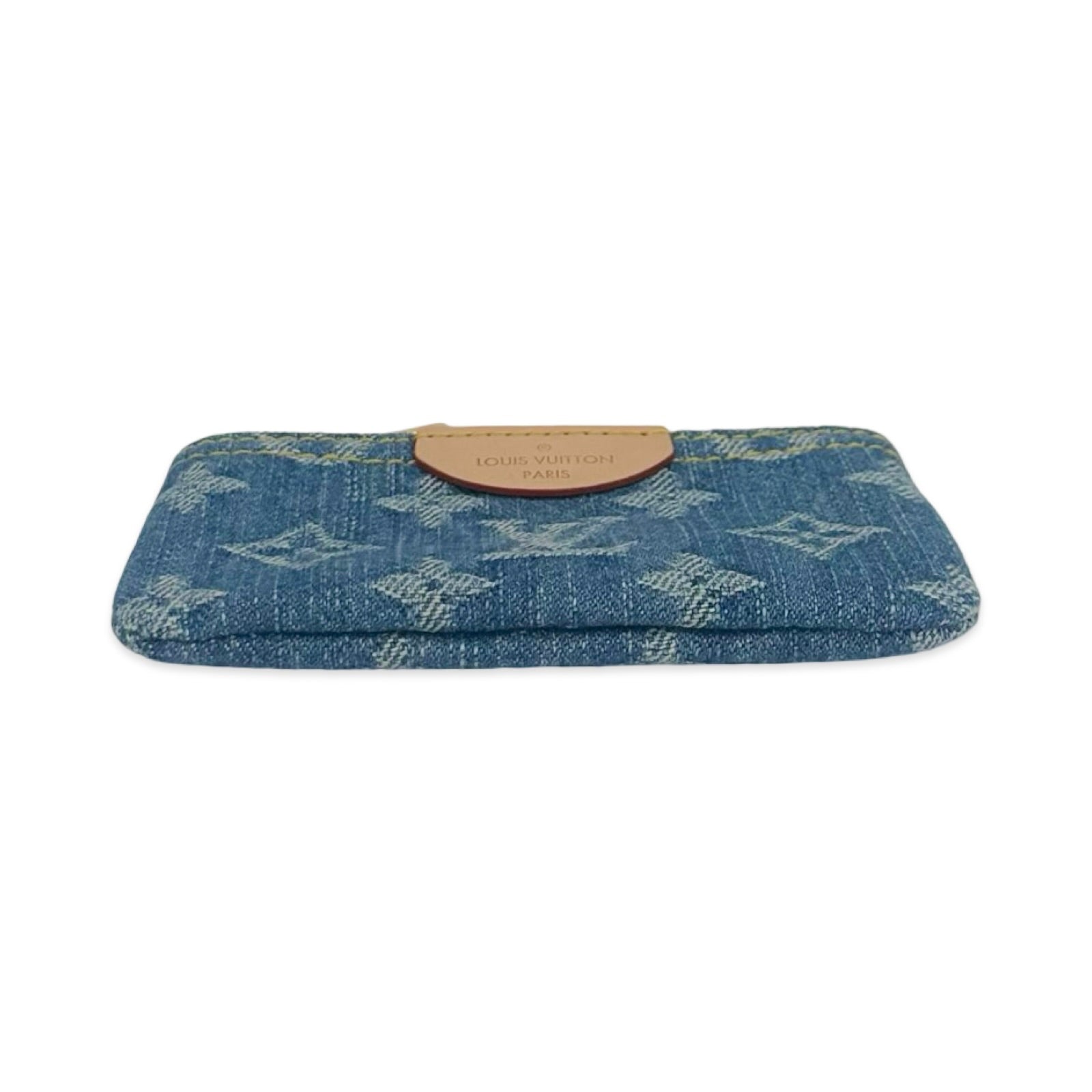 Louis Vuitton Monogram Denim Key Pouch