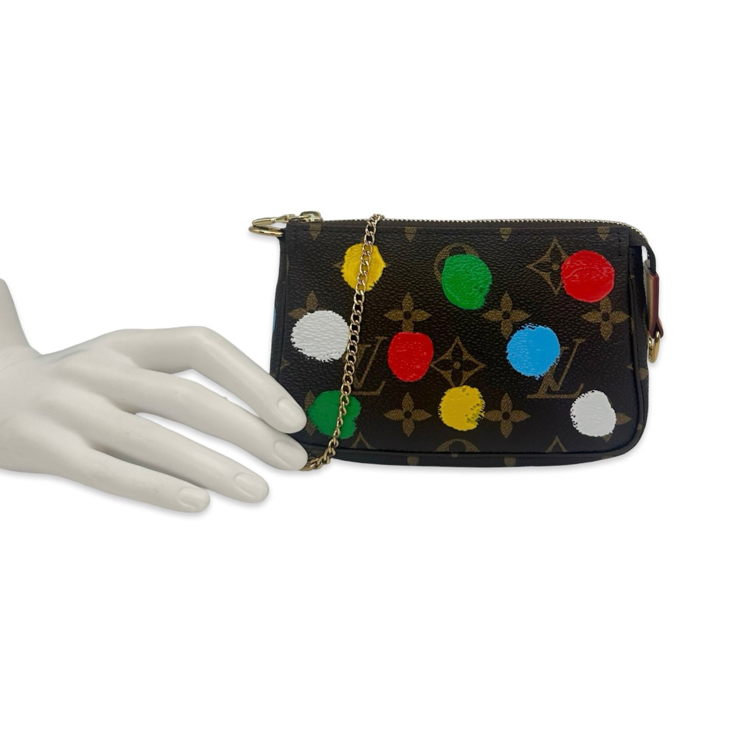 Louis Vuitton x YK Monogram Infinity Dots Mini Pochette Accessoires