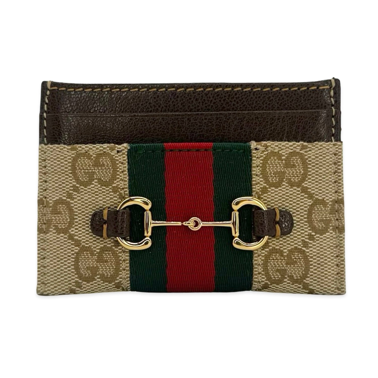 Gucci GG Canvas Horsebit Card Holder