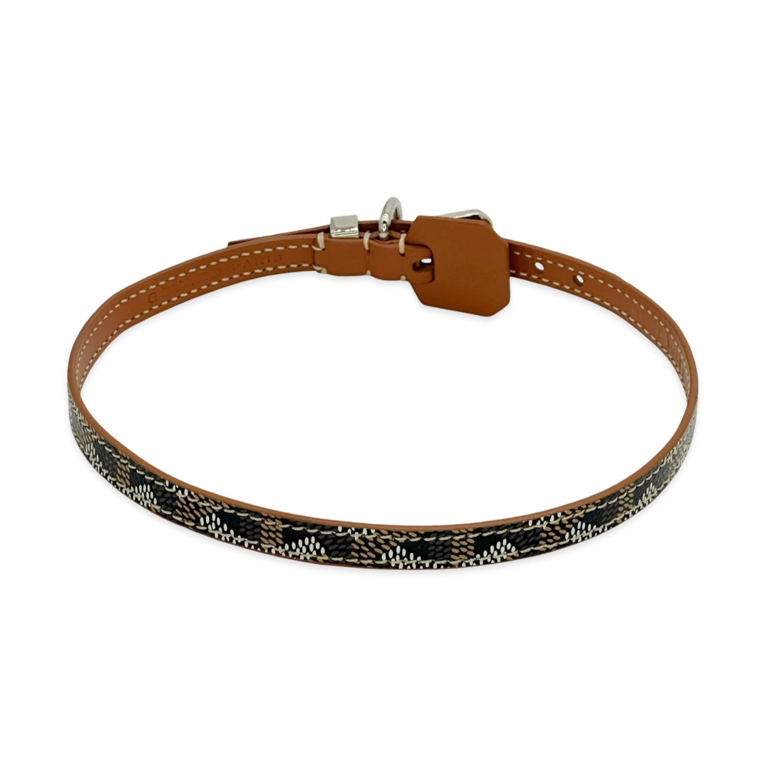 Goyard Goyardine Edmond Dog Collar
