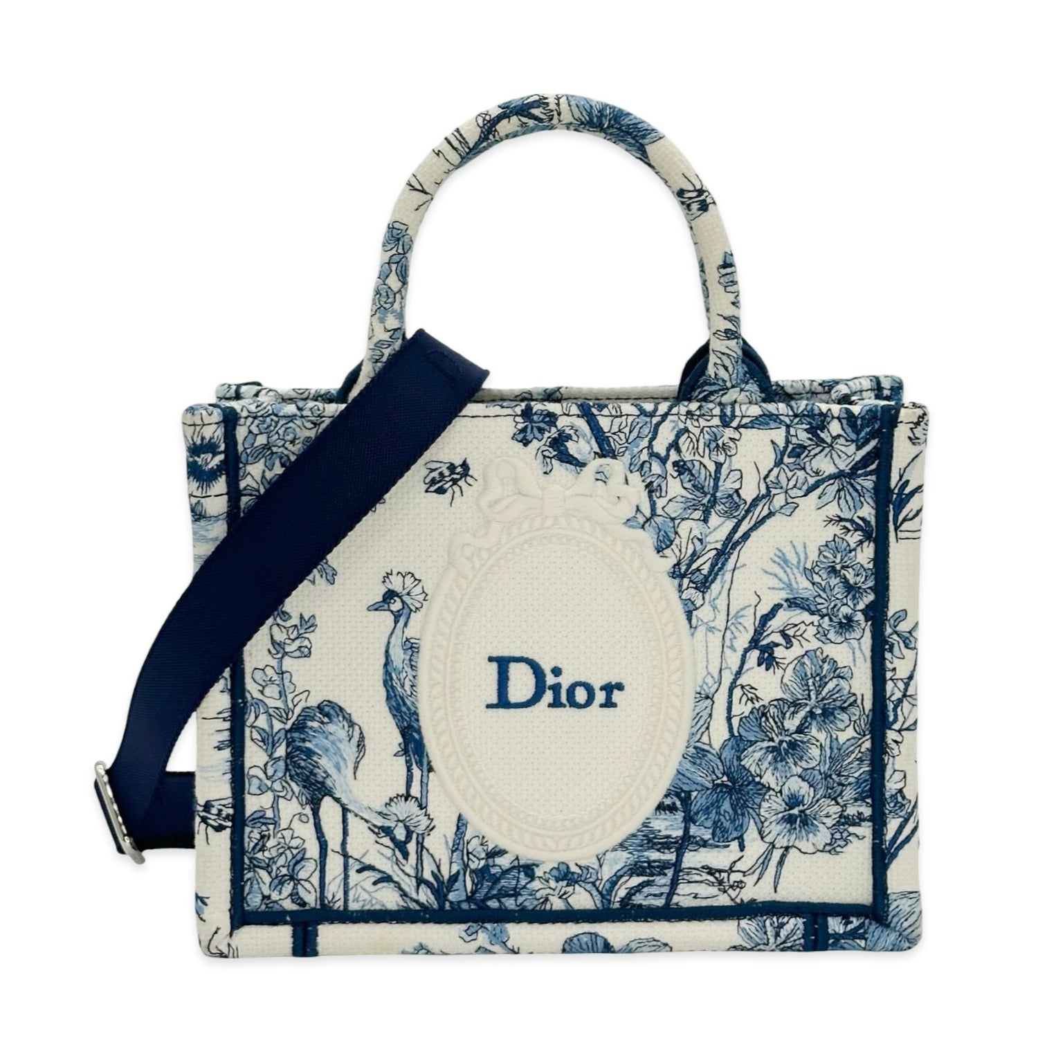 Christian Dior Toile Mirror Medallion Mini Book Tote