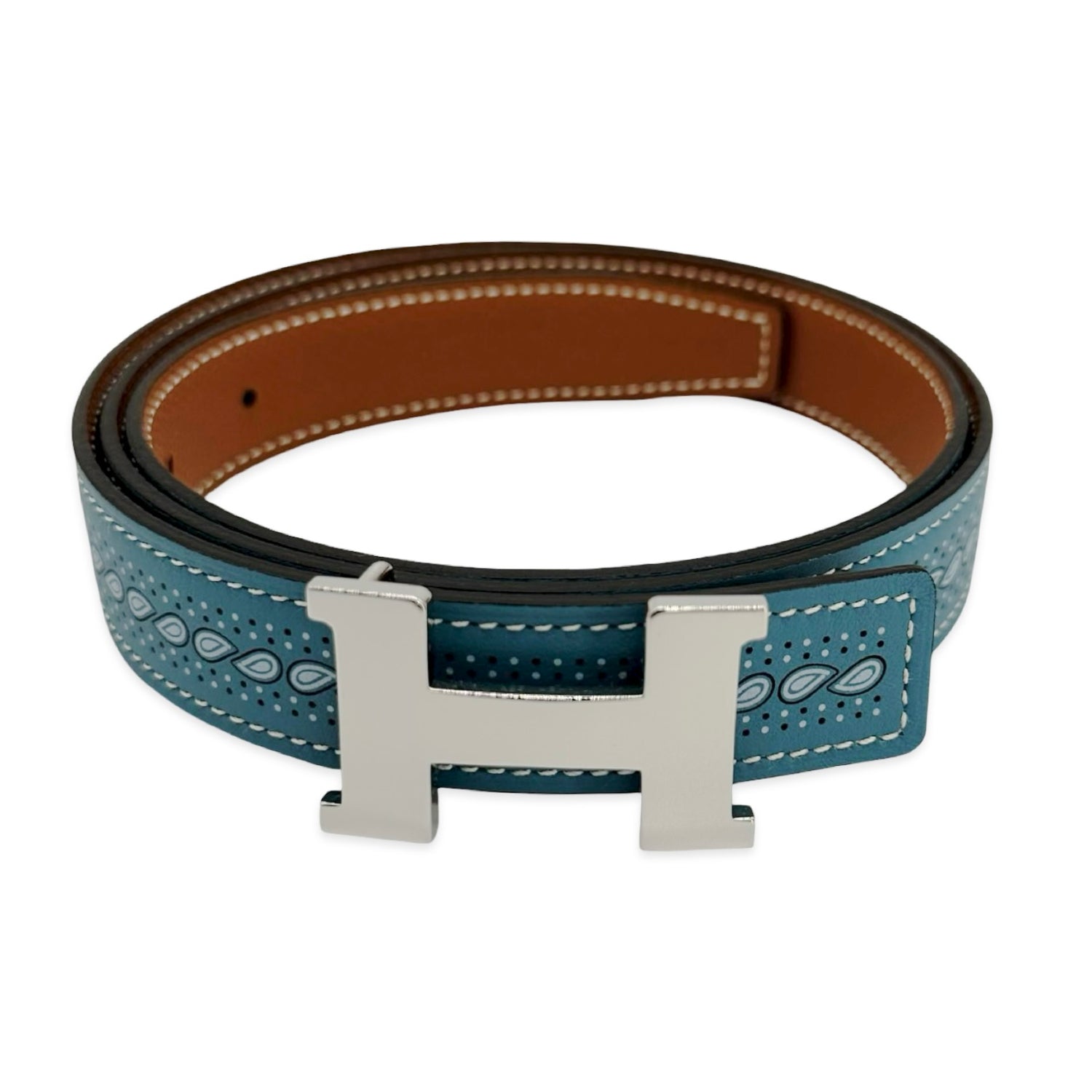 Hermes Bandana Leather H Belt