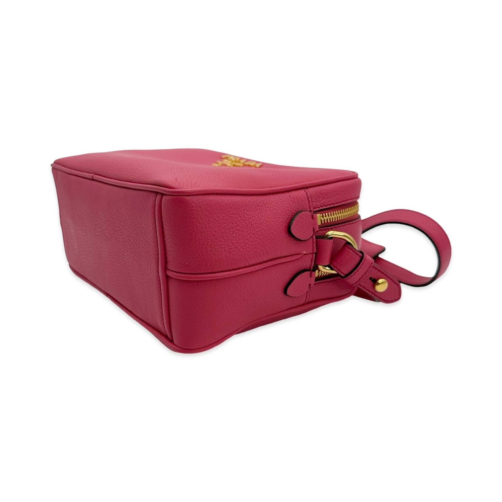 Prada Grained Leather Double Zip Camera Bag