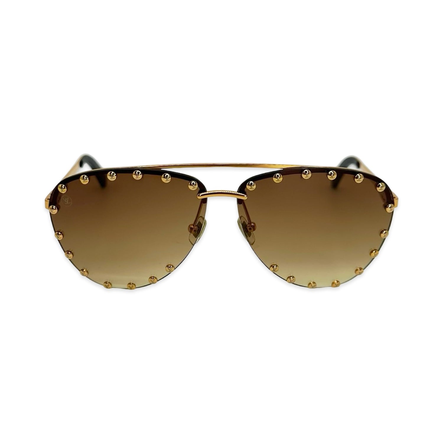 Louis Vuitton Studded Aviator The Party Sunglasses