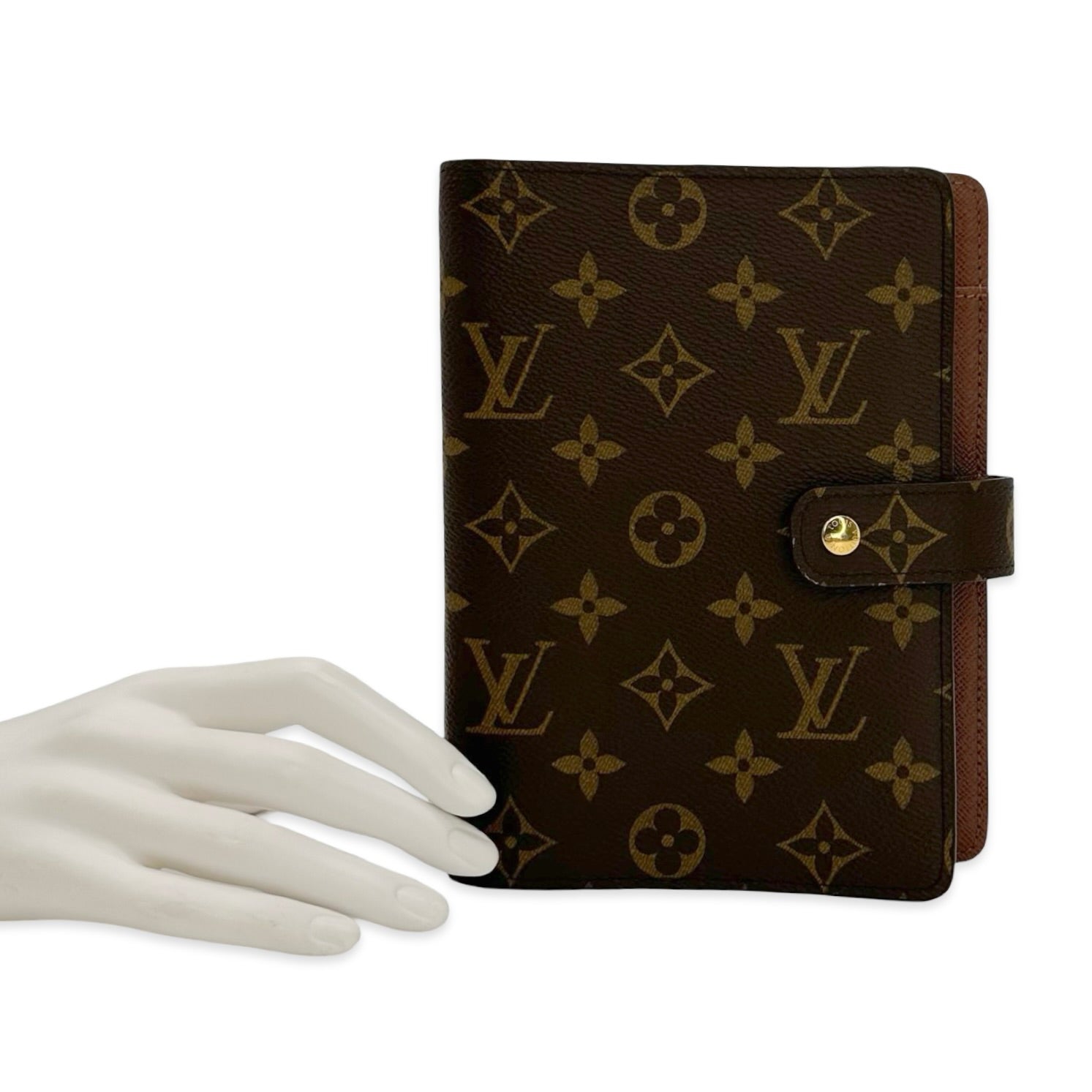 Louis Vuitton Monogram Medium Ring Agenda Cover