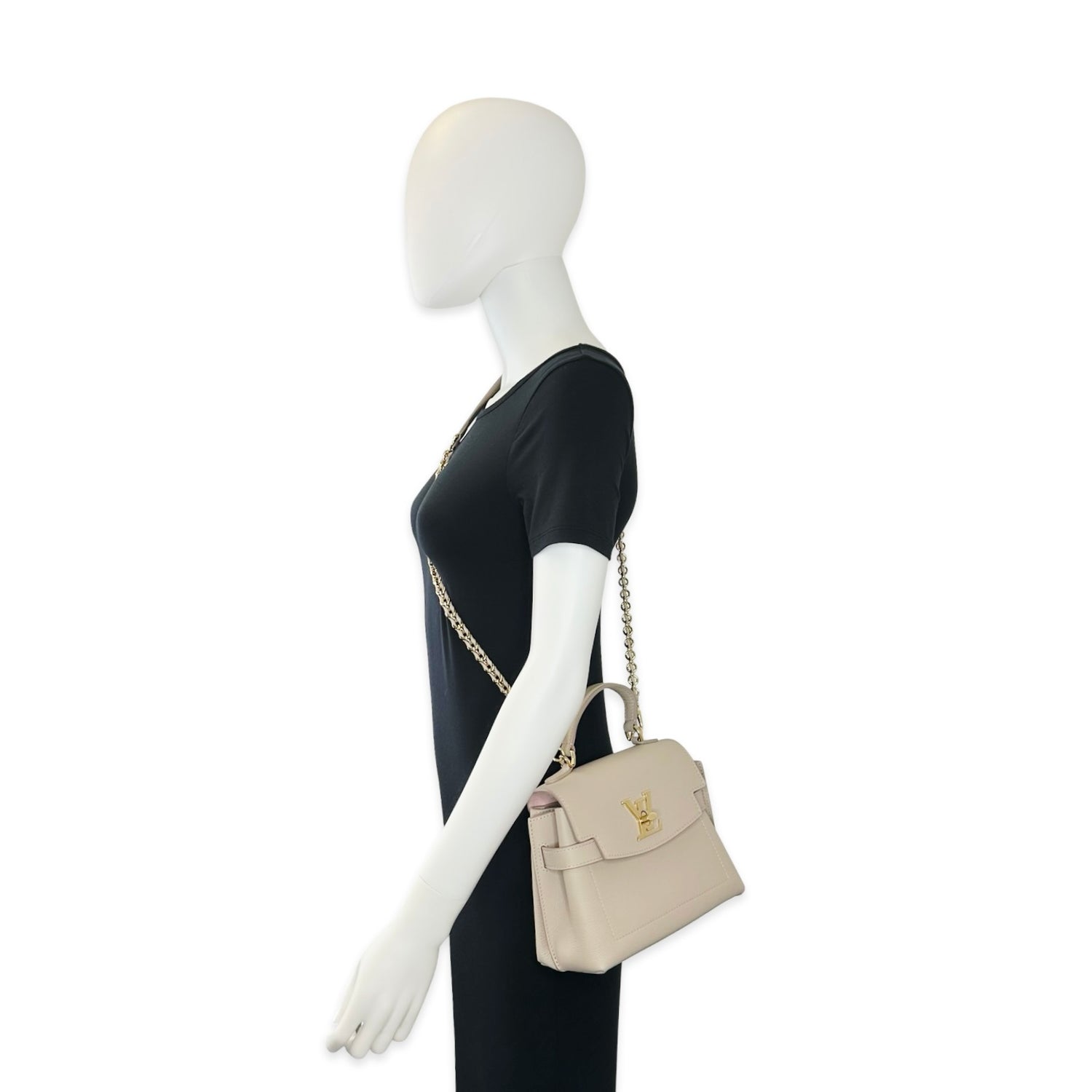 Louis Vuitton Grained Leather LockMe Ever Mini