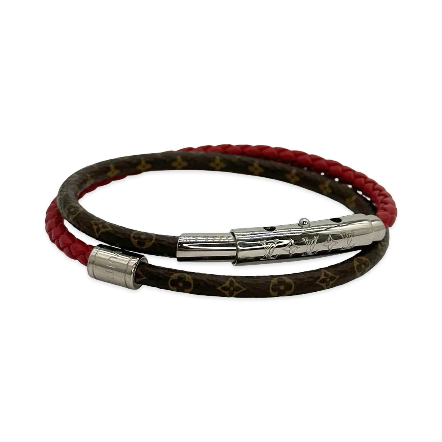 Louis Vuitton Monogram LV Iconic Strass Palla Wrap Bracelet