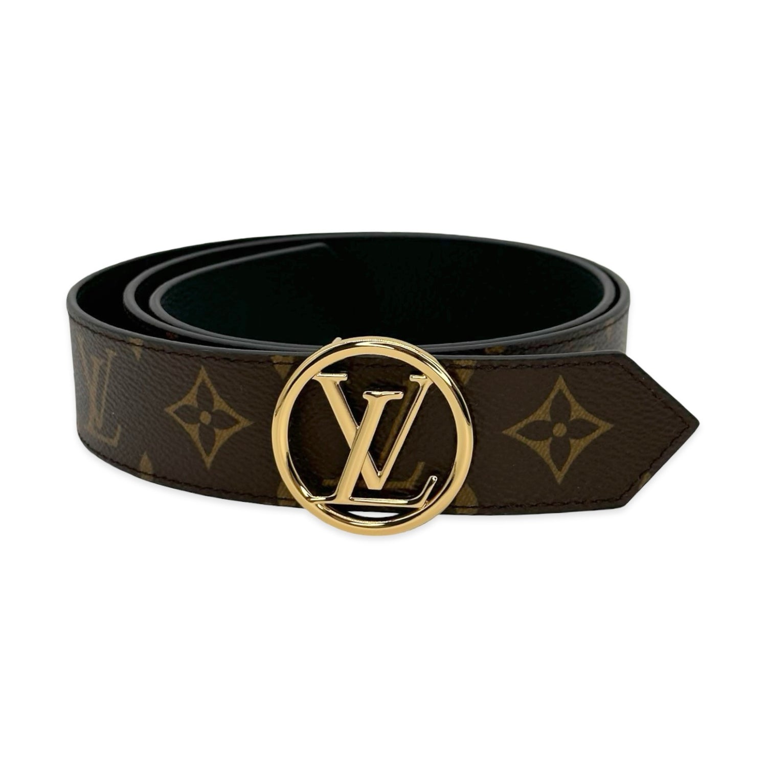 Louis Vuitton Monogram Reversible LV Circle Belt