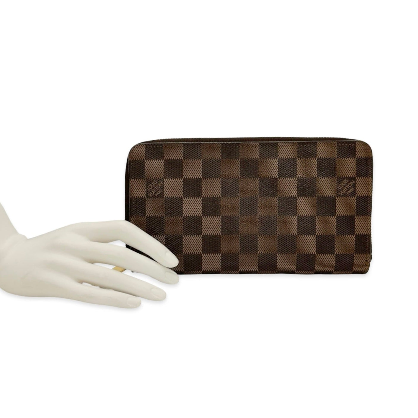Louis Vuitton Damier Ebene Zippy Organizer Wallet