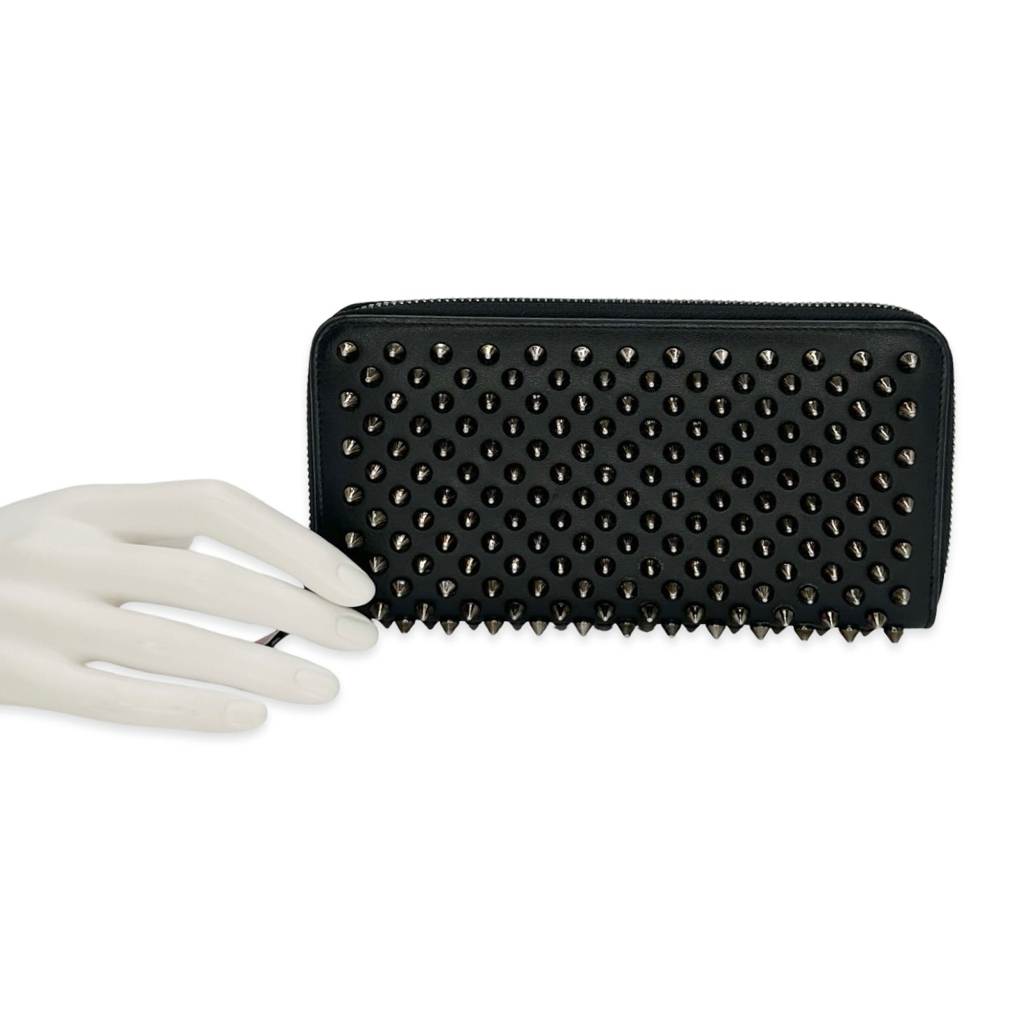 Christian Louboutin Panettone Spiked Long Zip Wallet