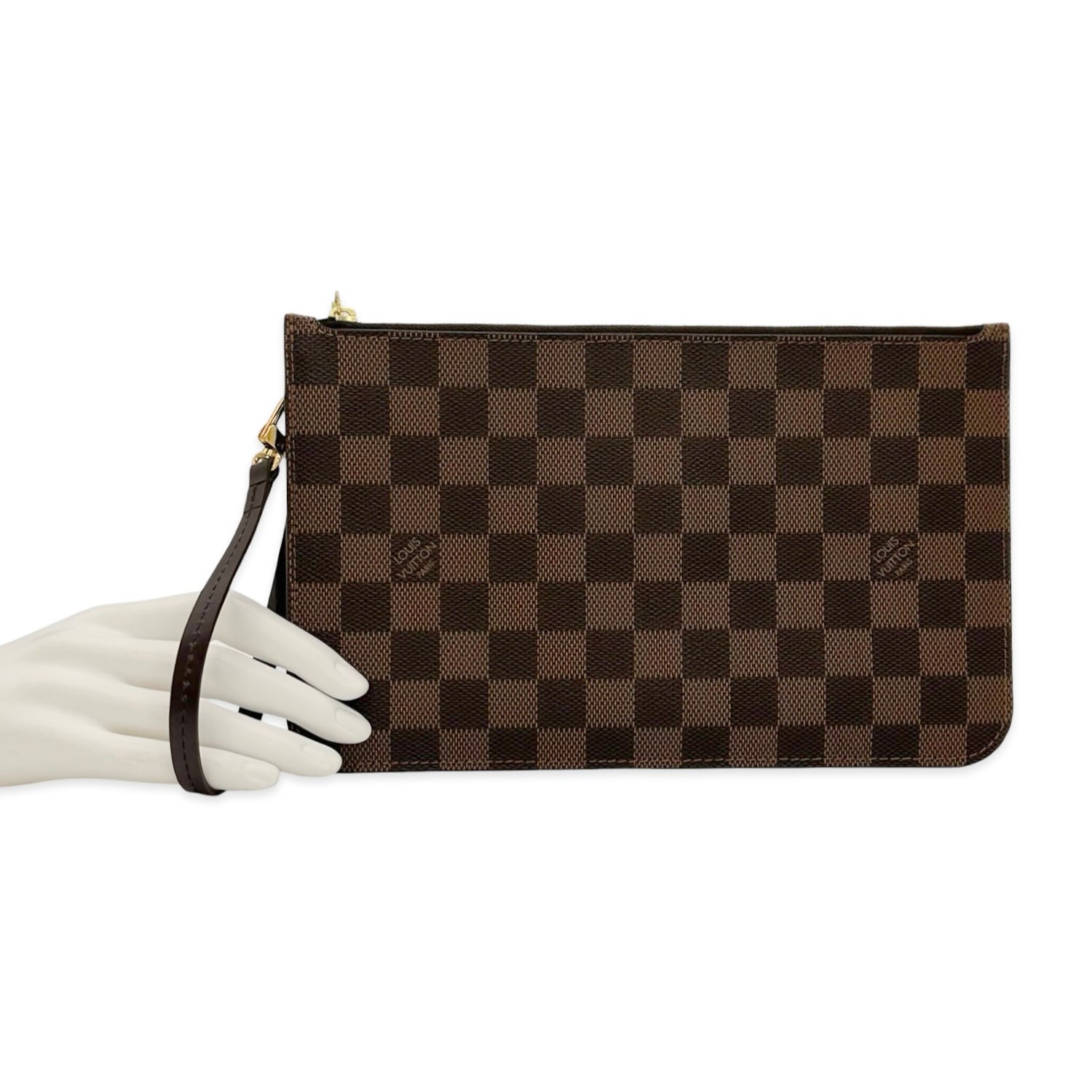 Louis Vuitton Damier Ebene Neverfull Pochette