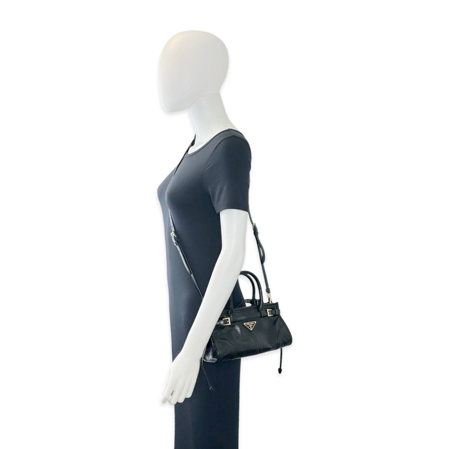 Prada Calfskin Mini Bonnie Top Handle