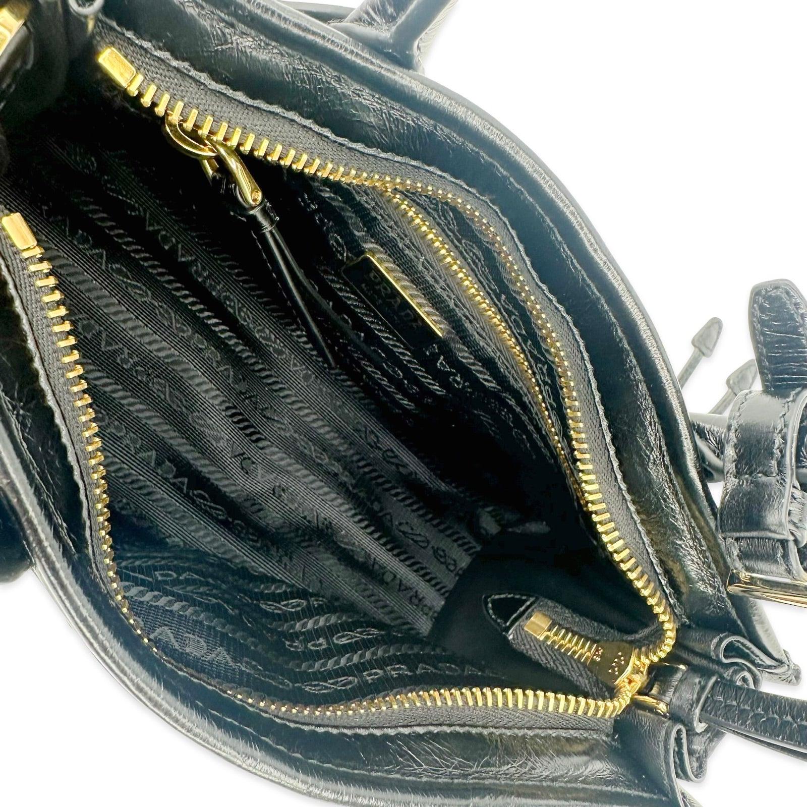 Prada Calfskin Mini Bonnie Top Handle