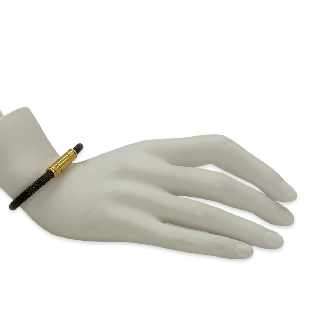 Louis Vuitton Damier Ebene Keep It Bracelet