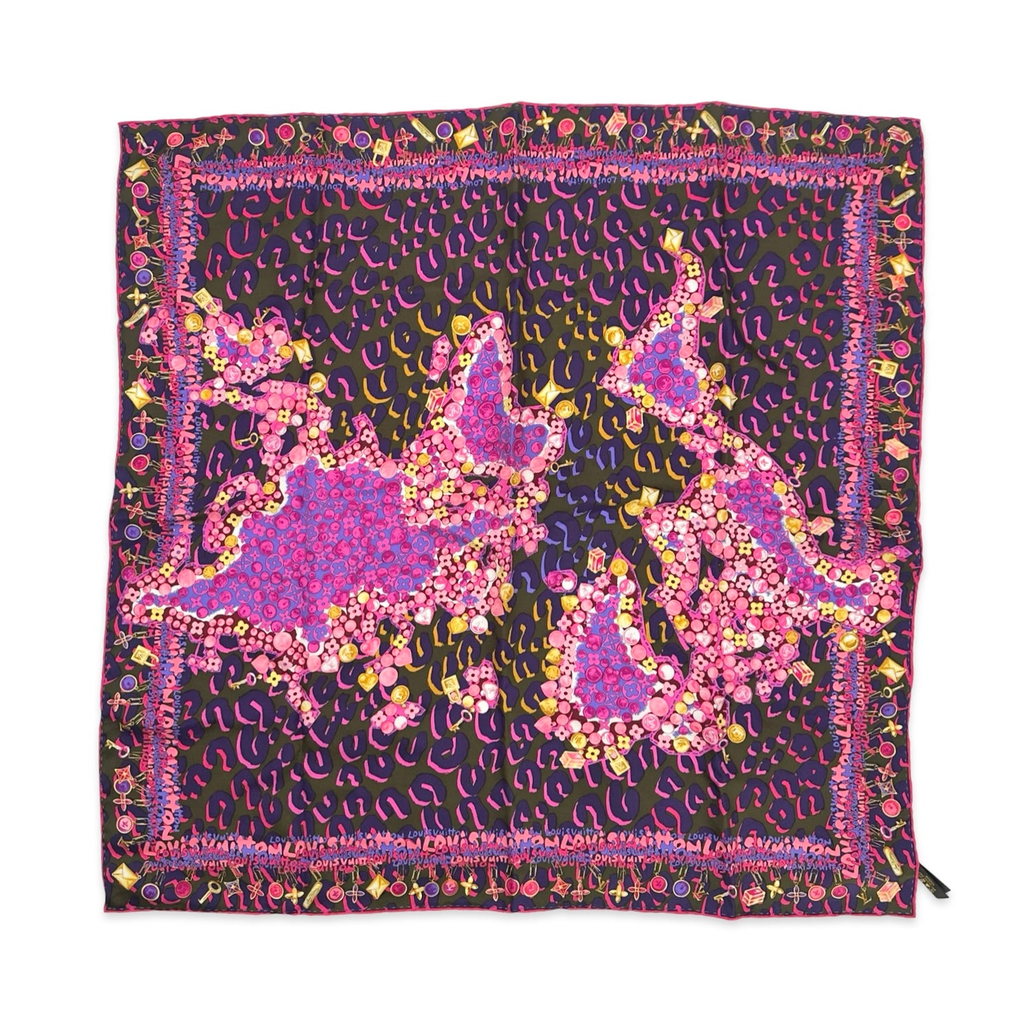 Louis Vuitton Silk Square 90 Scarf
