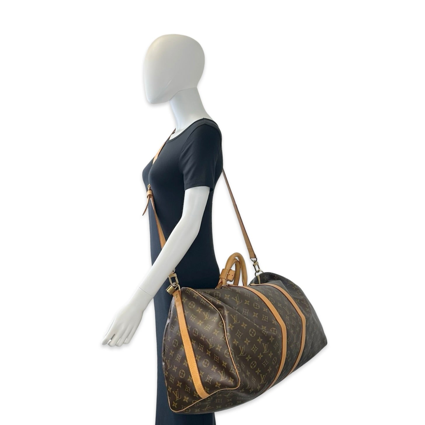 Louis Vuitton Monogram Keepall Bandouliere 55
