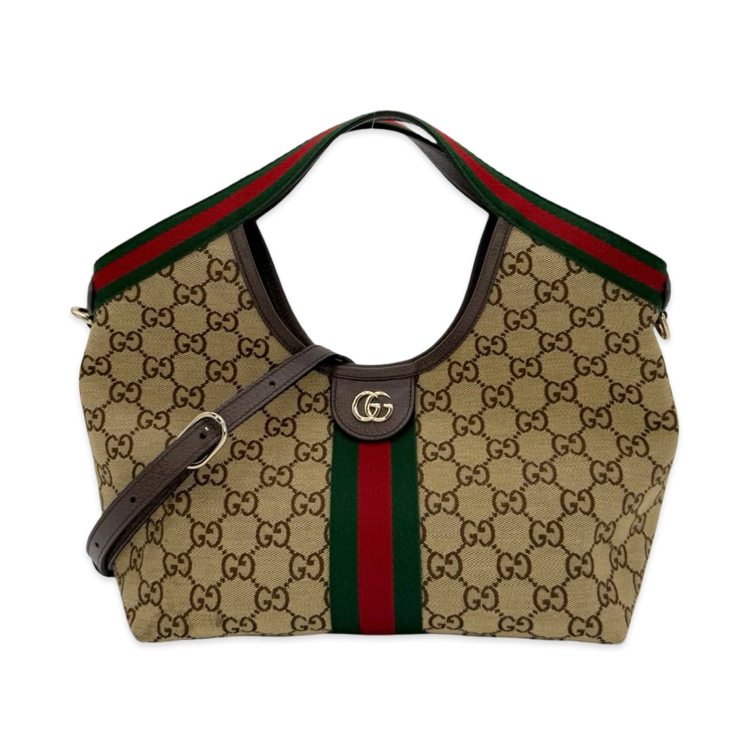 Gucci GG Canvas Small Giglio Tote