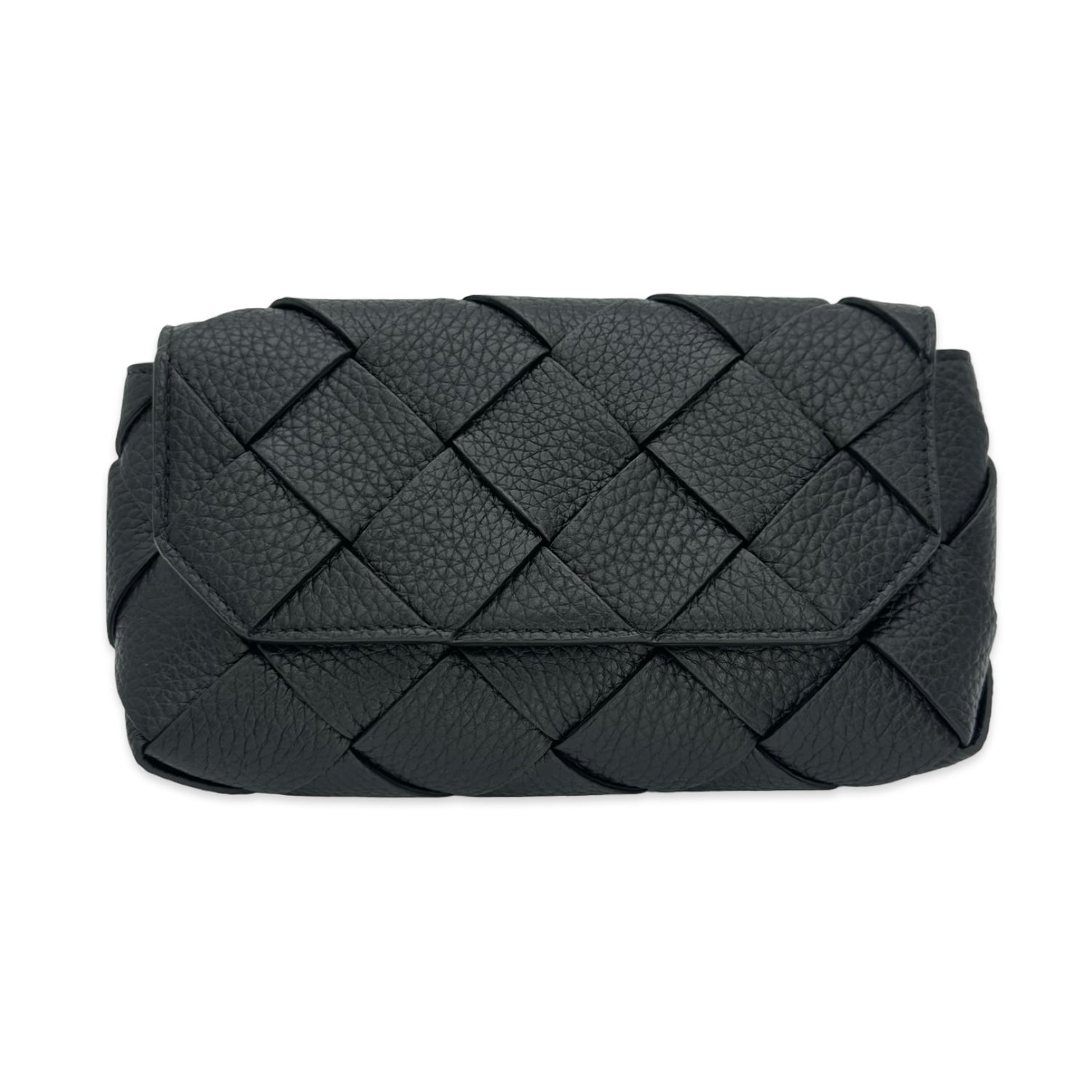 Bottega Veneta Intrecciato Grained Diago Belt Bag