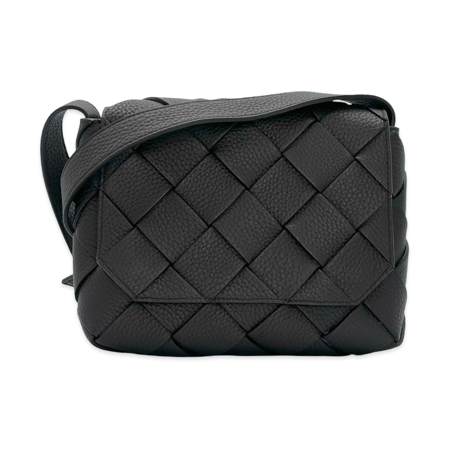 Bottega Veneta Intrecciato Grained Diago Small Messenger Bag