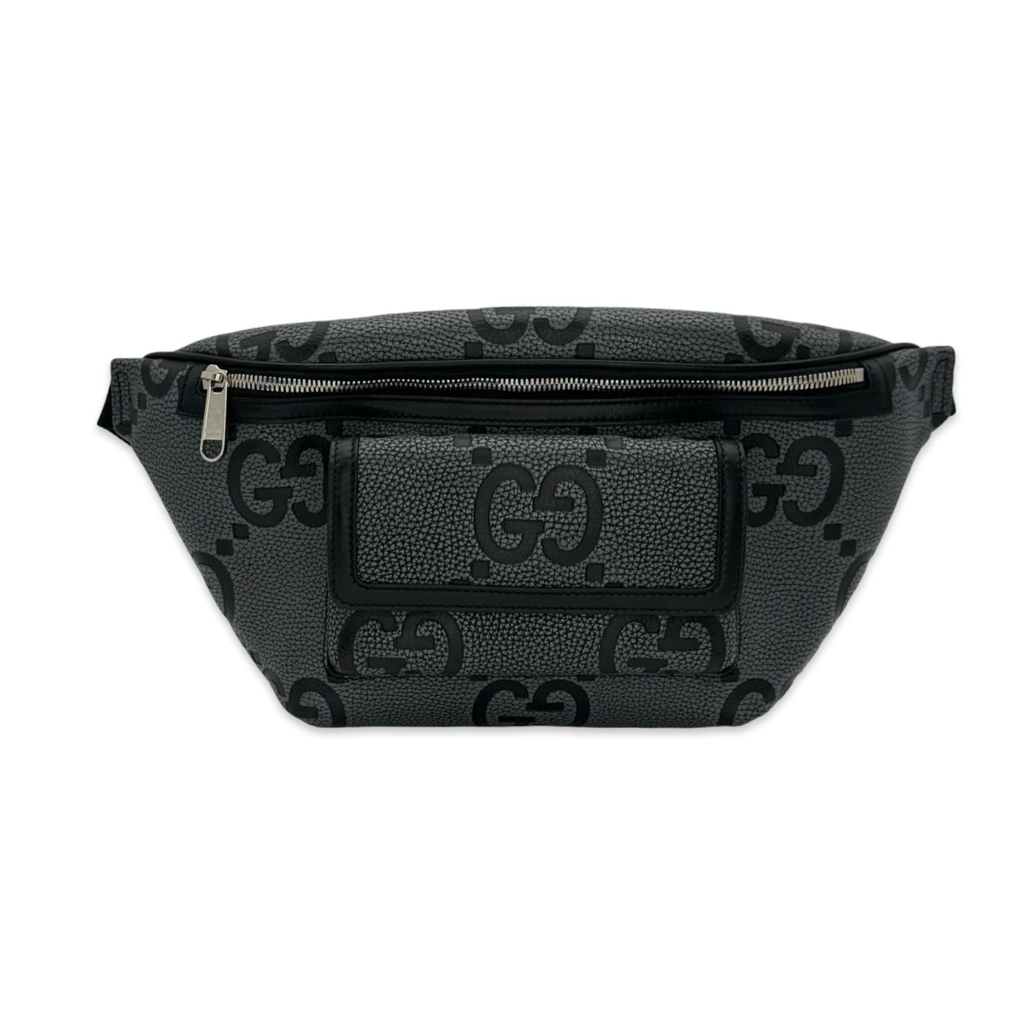 Gucci Piuma Jumbo GG Embossed Grained Leather Belt Bag