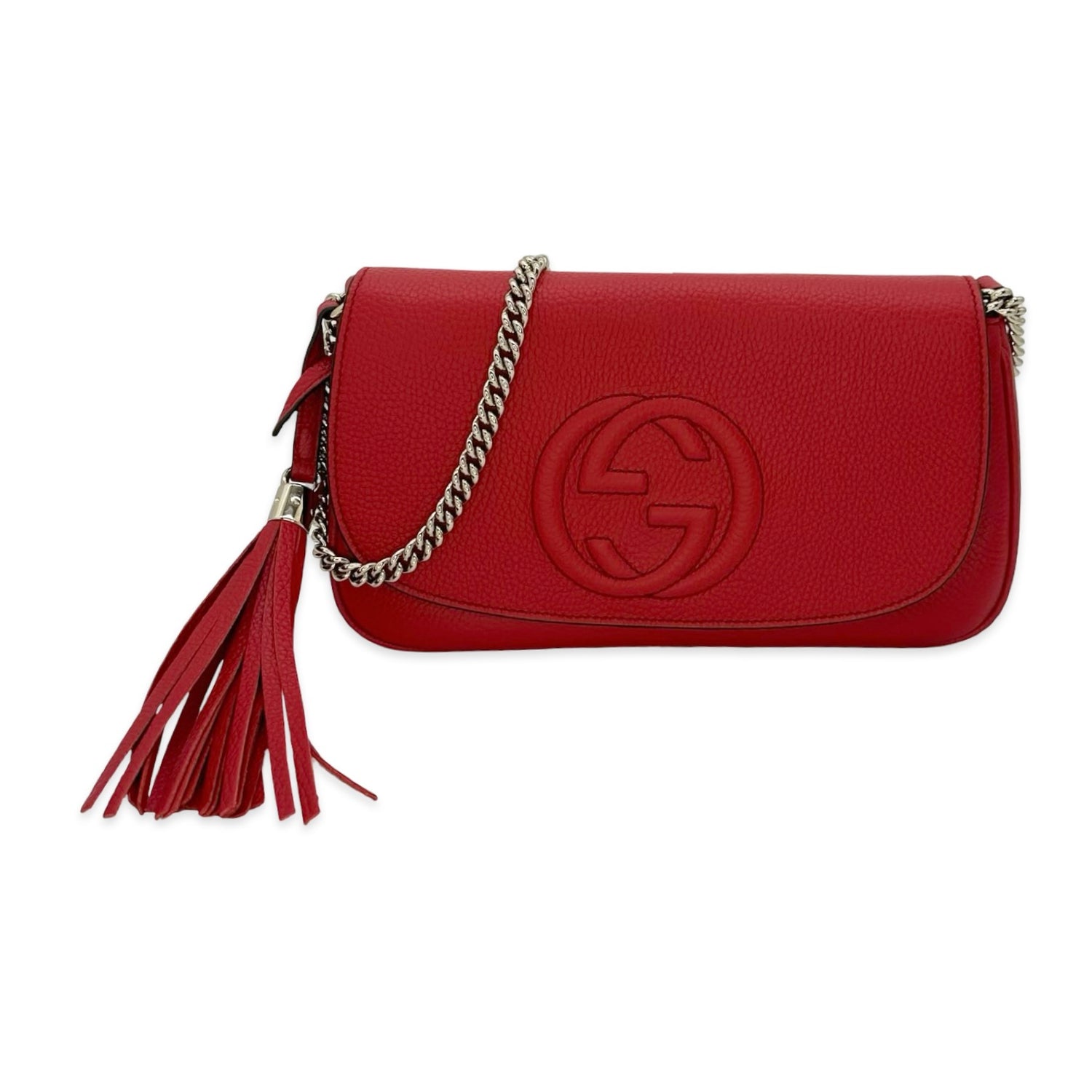 Gucci Grained Calfskin Soho Chain Crossbody