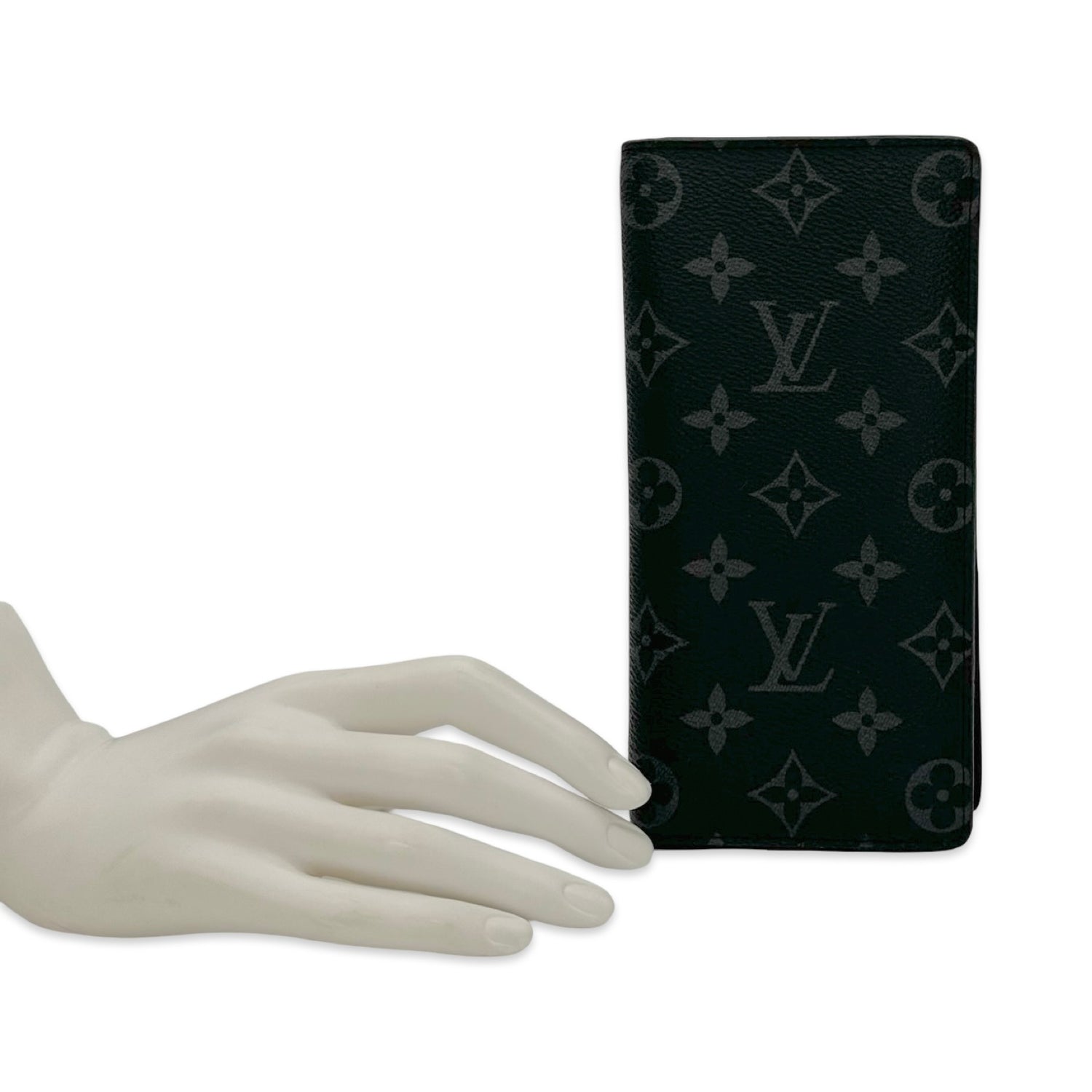 Louis Vuitton Monogram Eclipse Brazza Wallet