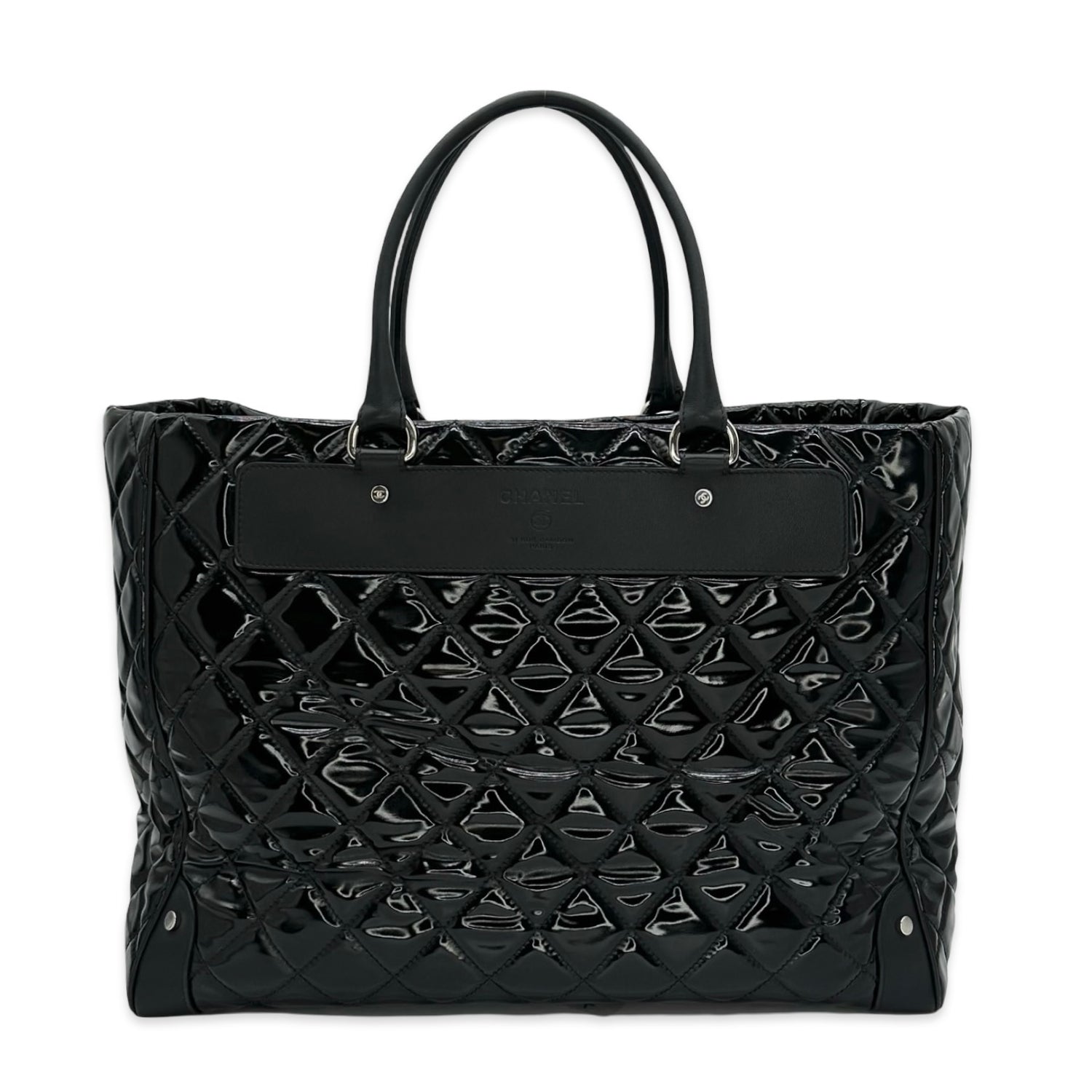 Chanel Quilted Patent Tote