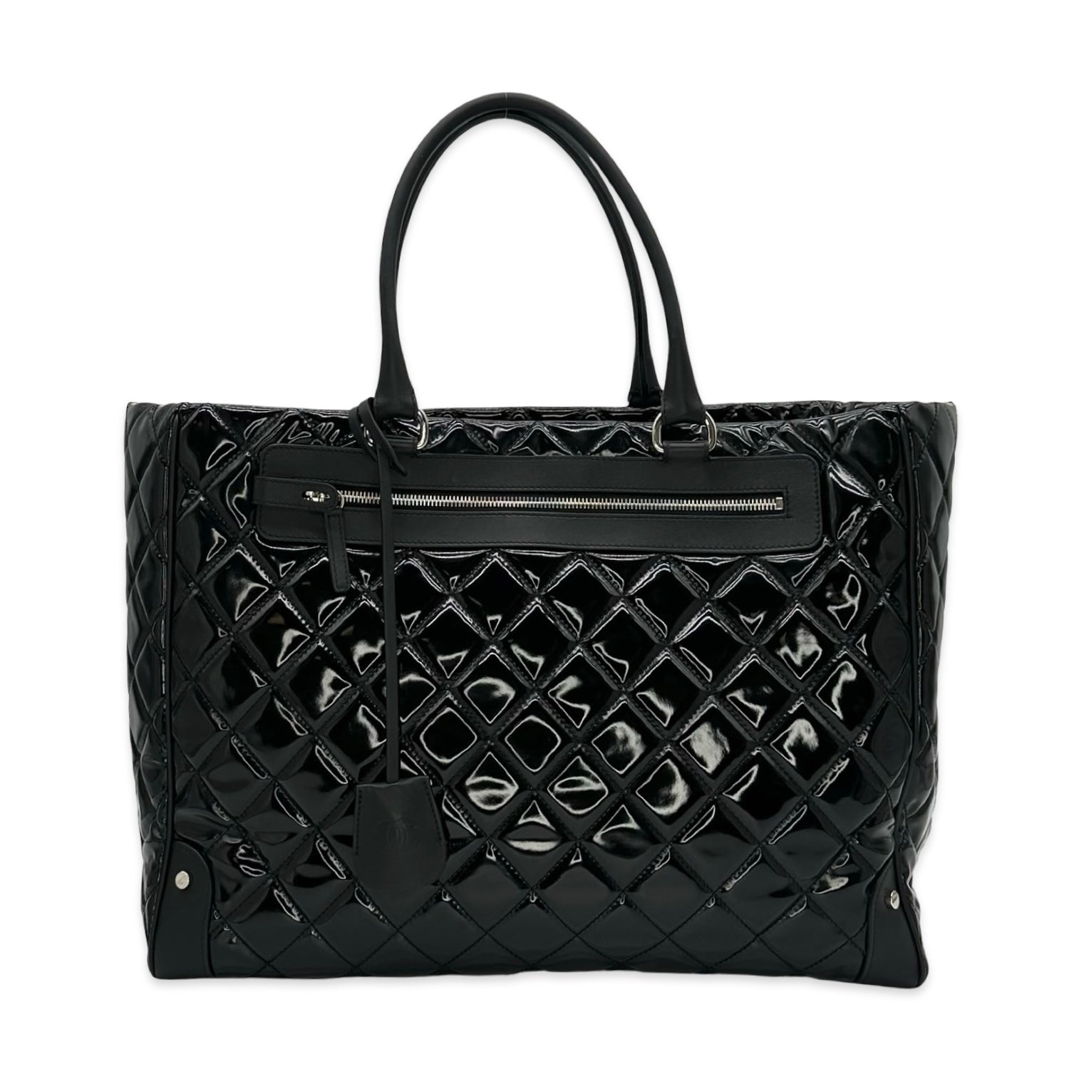 Chanel Quilted Patent Tote