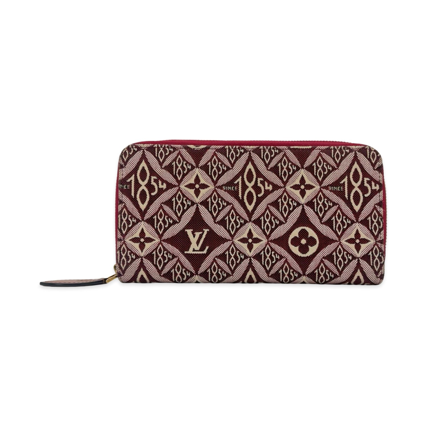 Louis Vuitton Canvas Jacquard 1854 Zippy Wallet
