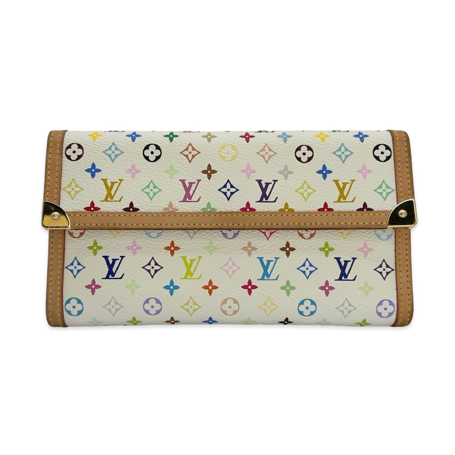 Louis Vuitton x TM Monogram Multicolor Porte Tresor International Wallet