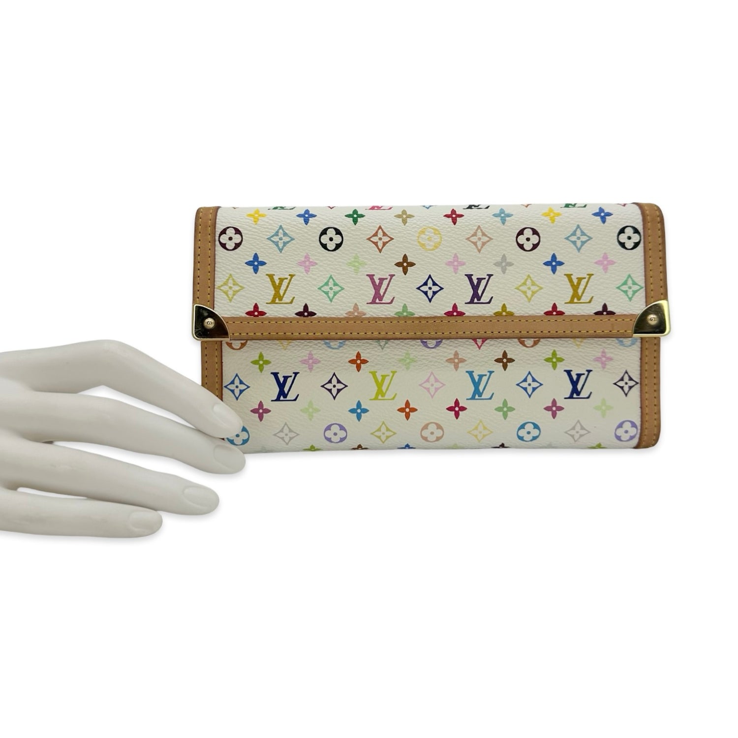 Louis Vuitton x TM Monogram Multicolor Porte Tresor International Wallet