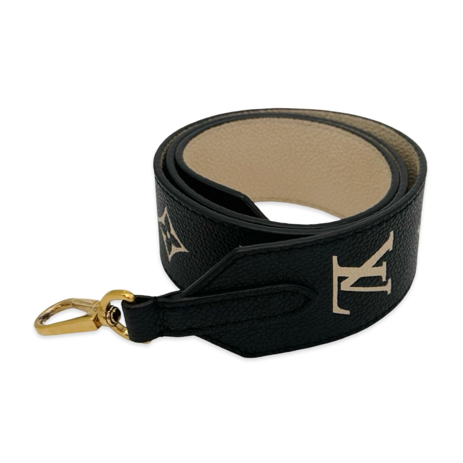 Louis Vuitton Monogram Empreinte Bicolor Bandouliere Strap