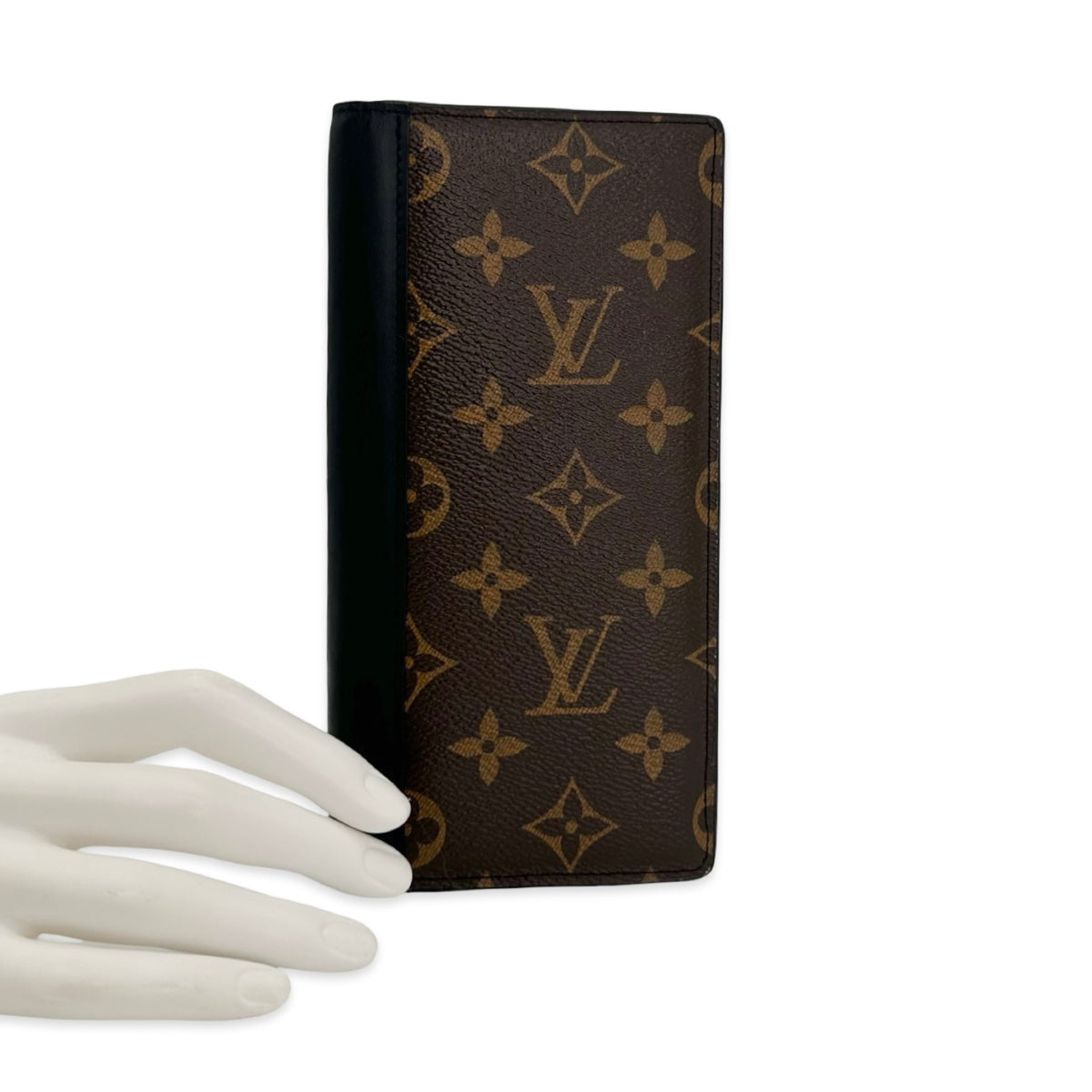 Louis Vuitton Monogram Macassar Brazza Wallet