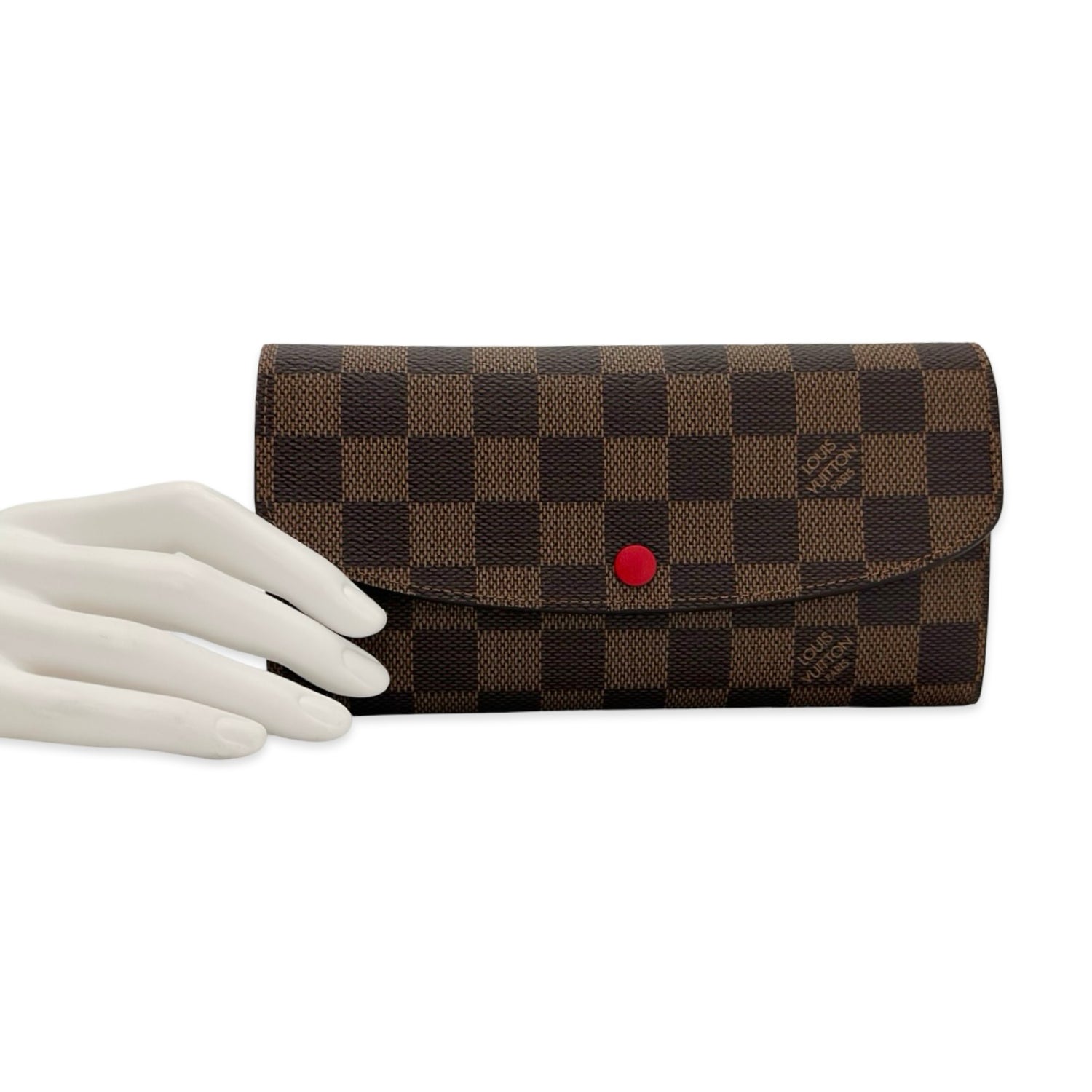 Louis Vuitton Damier Ebene Emilie Wallet