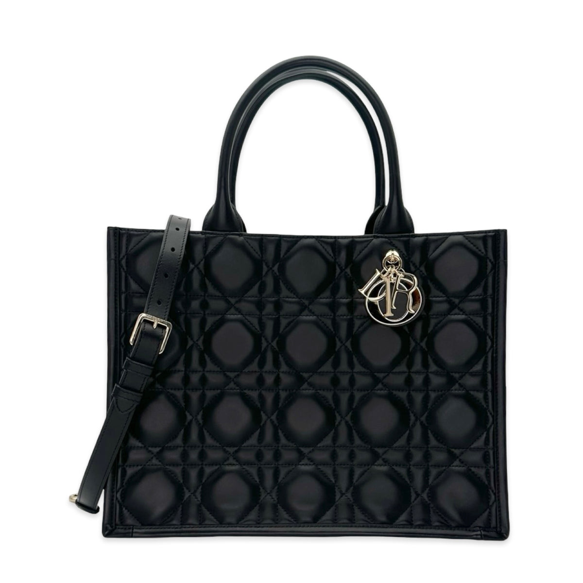 Christian Dior Cannage Lambskin Medium Book Tote