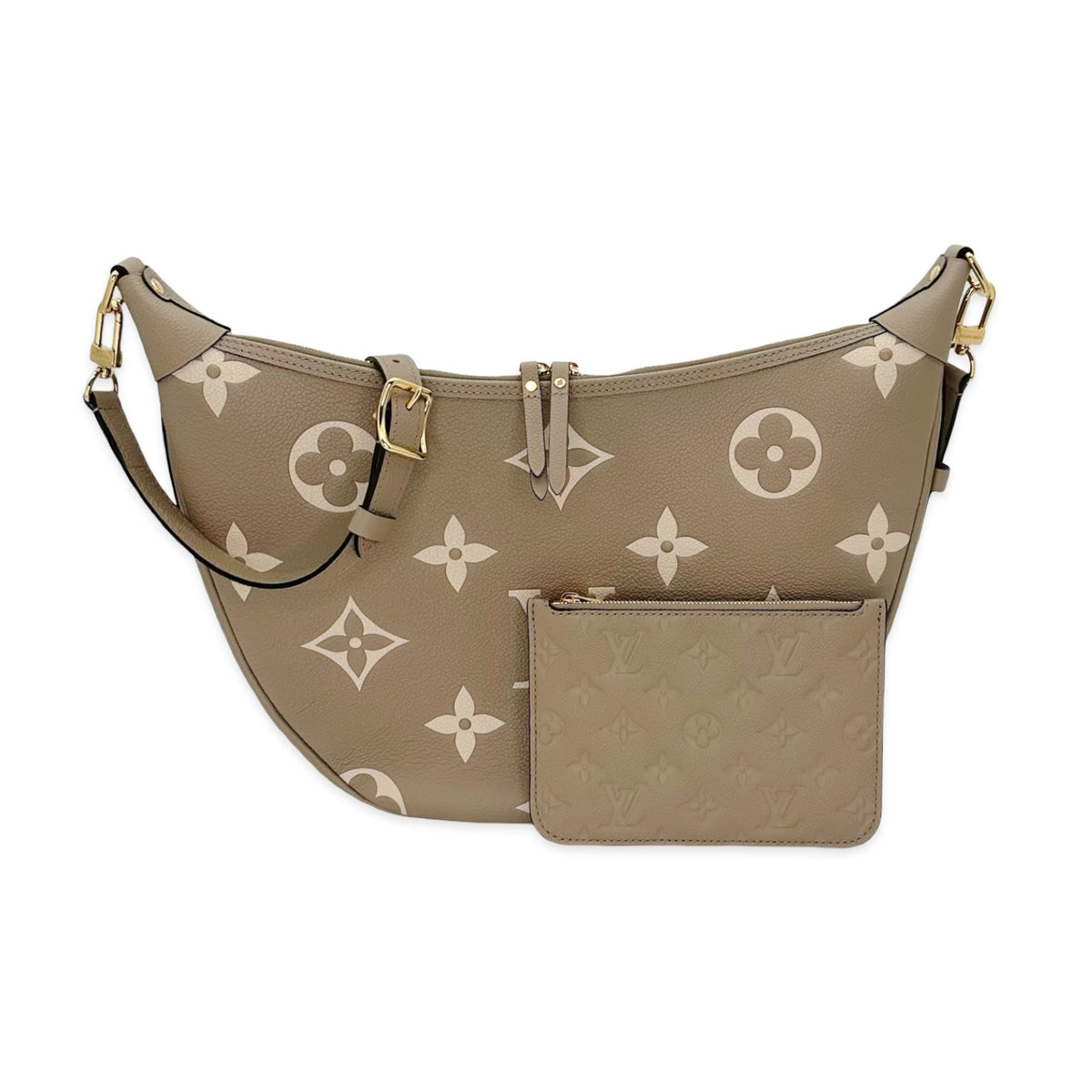 Louis Vuitton Monogram Empreinte Bicolor Loop Hobo