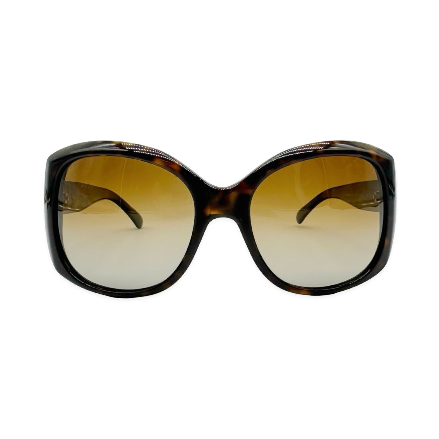 Chanel Tortoiseshell Square CC Sunglasses
