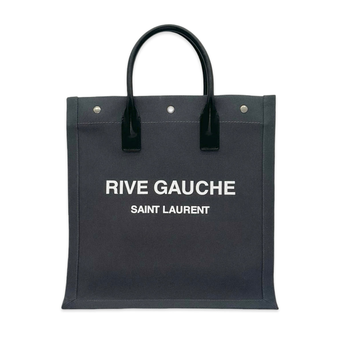 Saint Laurent Canvas Vertical Rive Gauche Tote