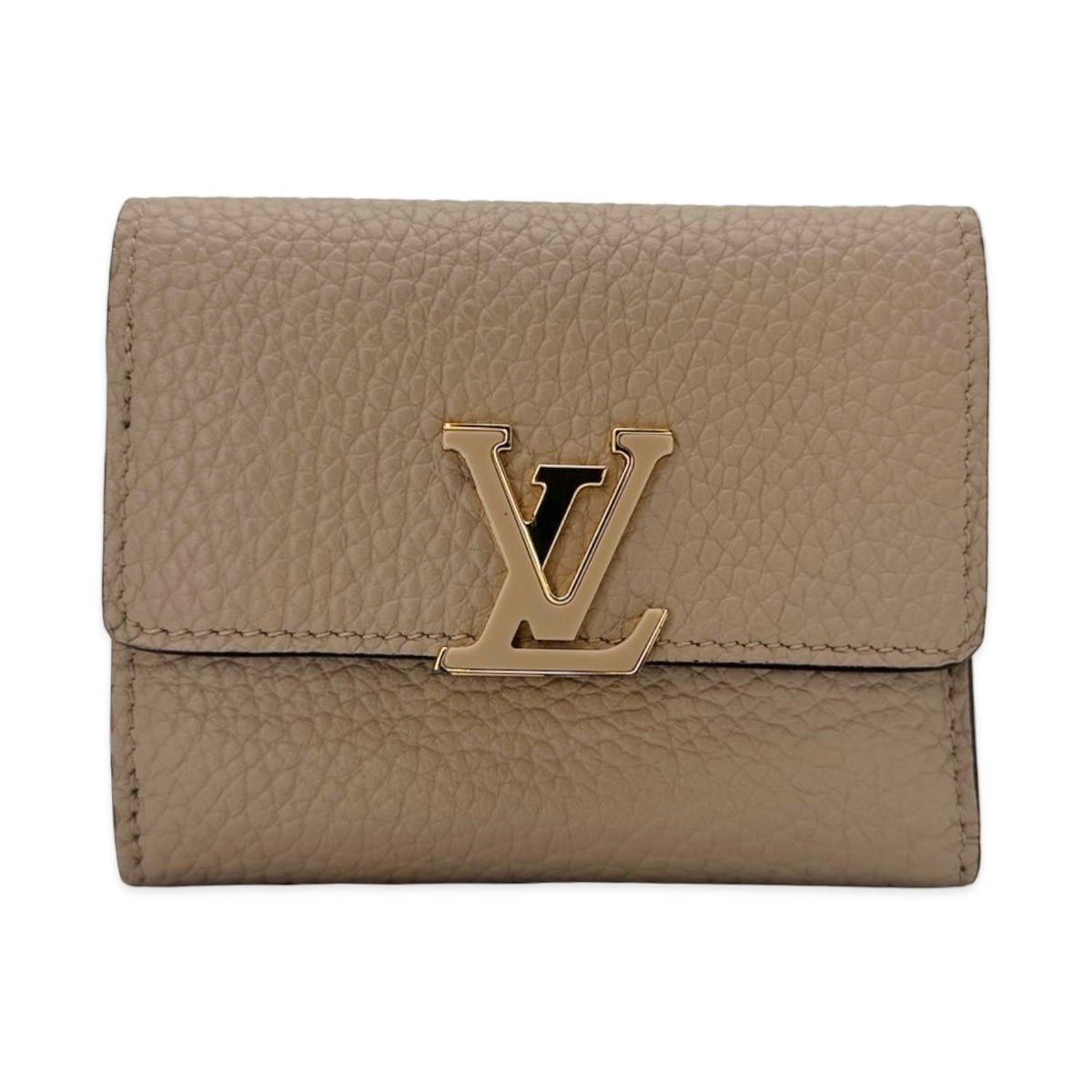 Louis Vuitton Calfskin Capucines Compact Wallet