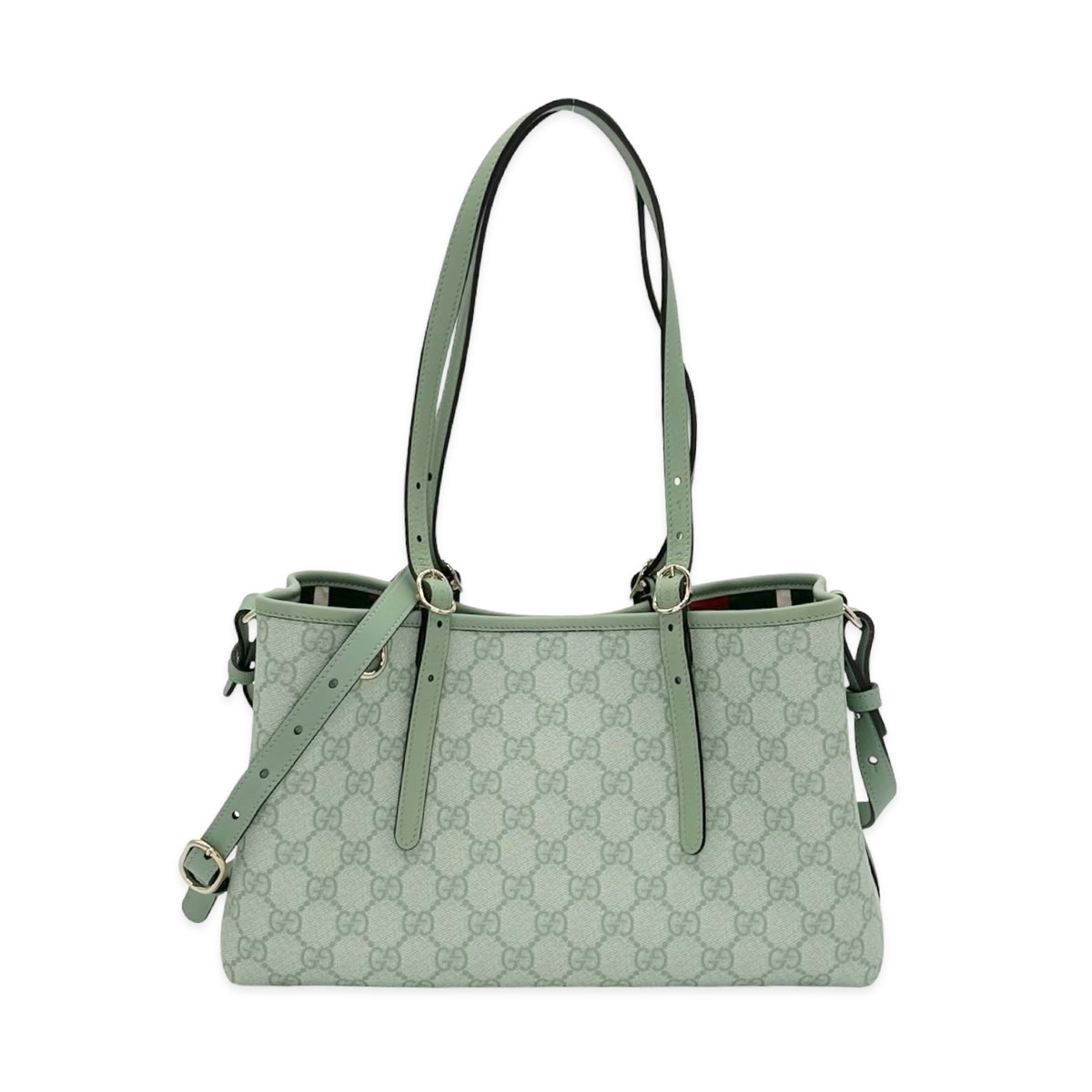 Gucci GG Supreme Emblem Shoulder Bag