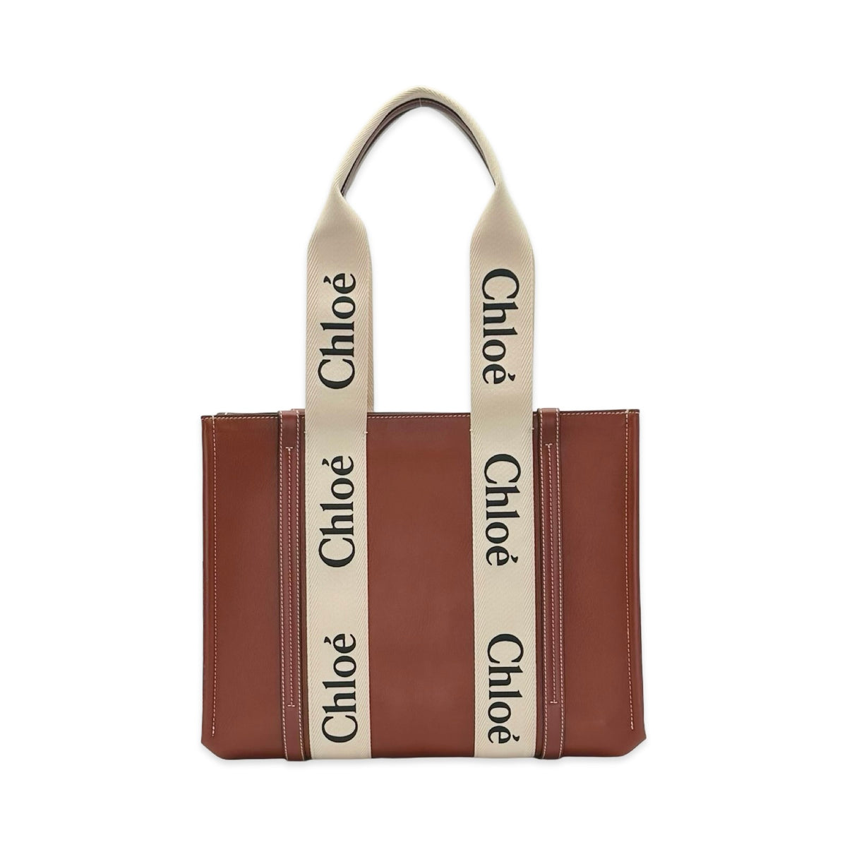Chloe Calfskin Medium Woody Tote
