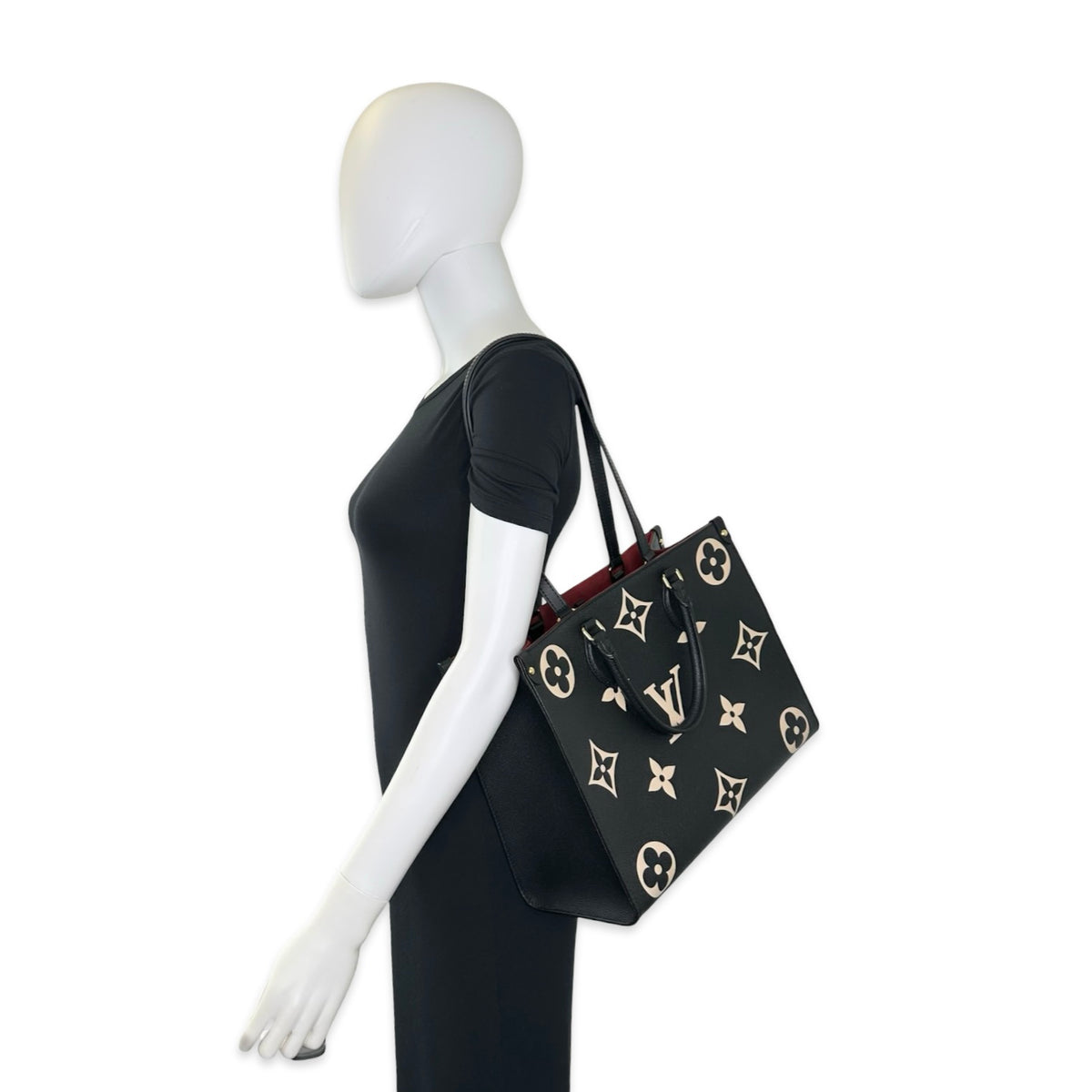 Louis Vuitton Monogram Empreinte Bicolor OntheGo MM