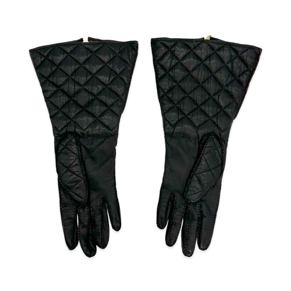 Chanel Goatskin Cambon Rue Gloves