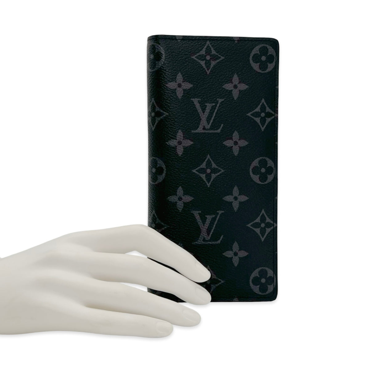 Louis Vuitton Monogram Eclipse Brazza Wallet
