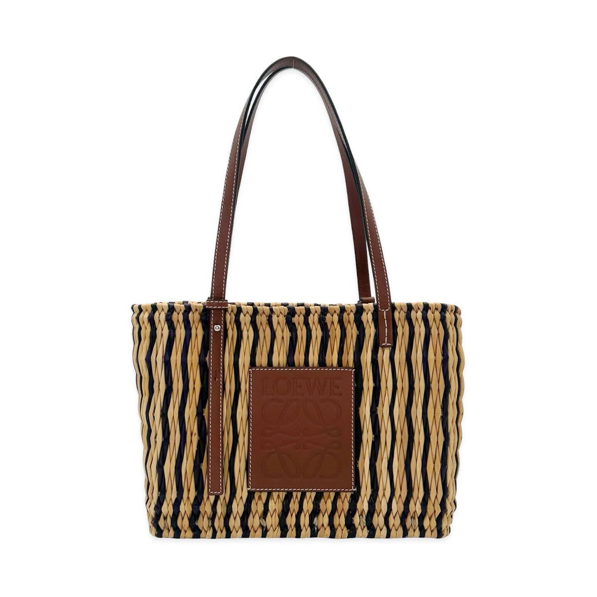 Loewe Anagram Paula's Ibiza Square Basket Tote