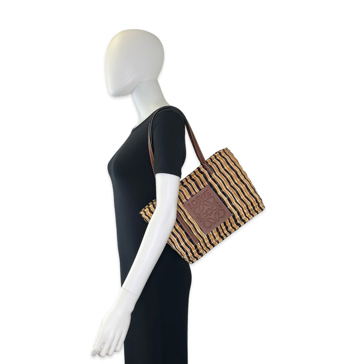 Loewe Anagram Paula's Ibiza Square Basket Tote