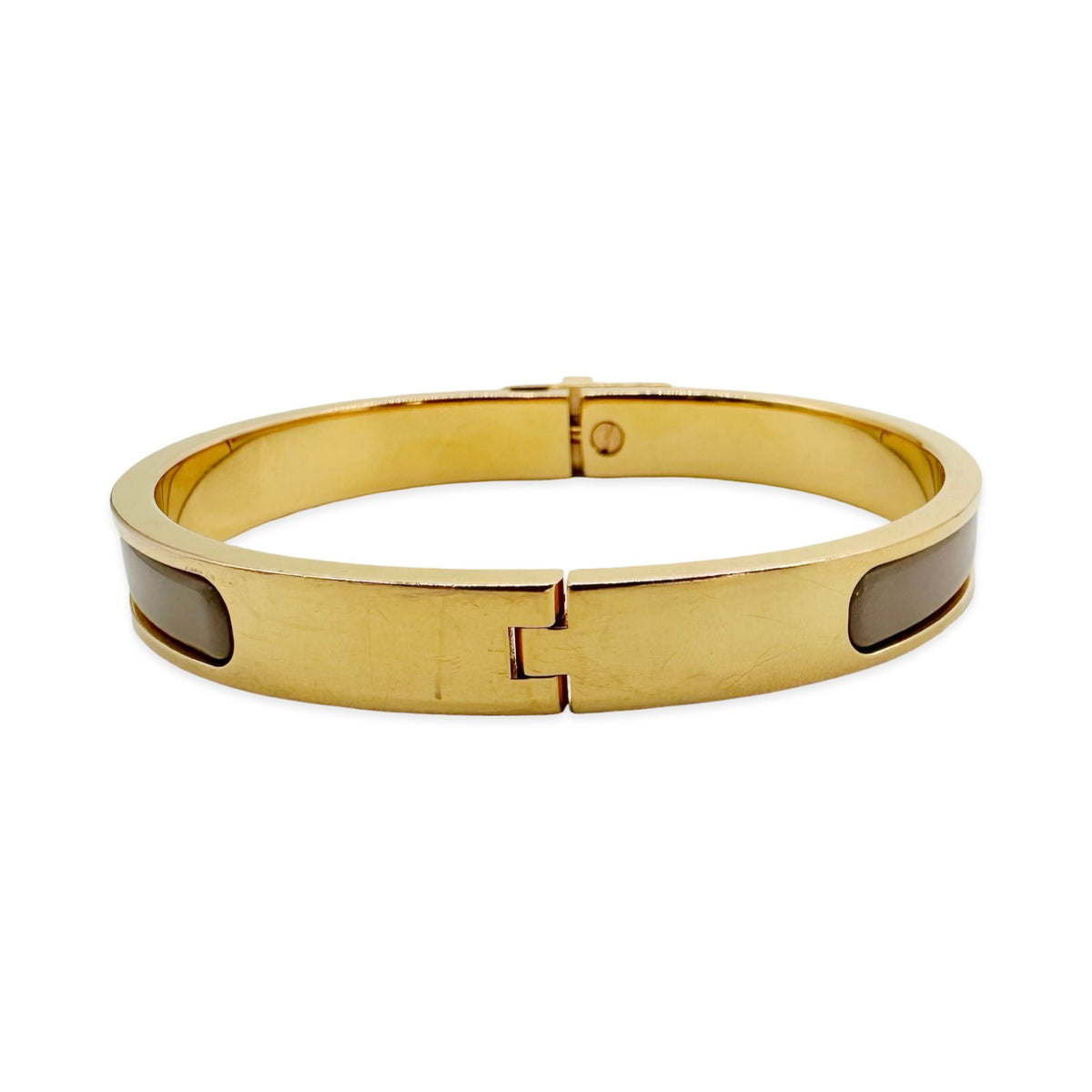 Hermes Enamel Kelly Mini Clic Bracelet